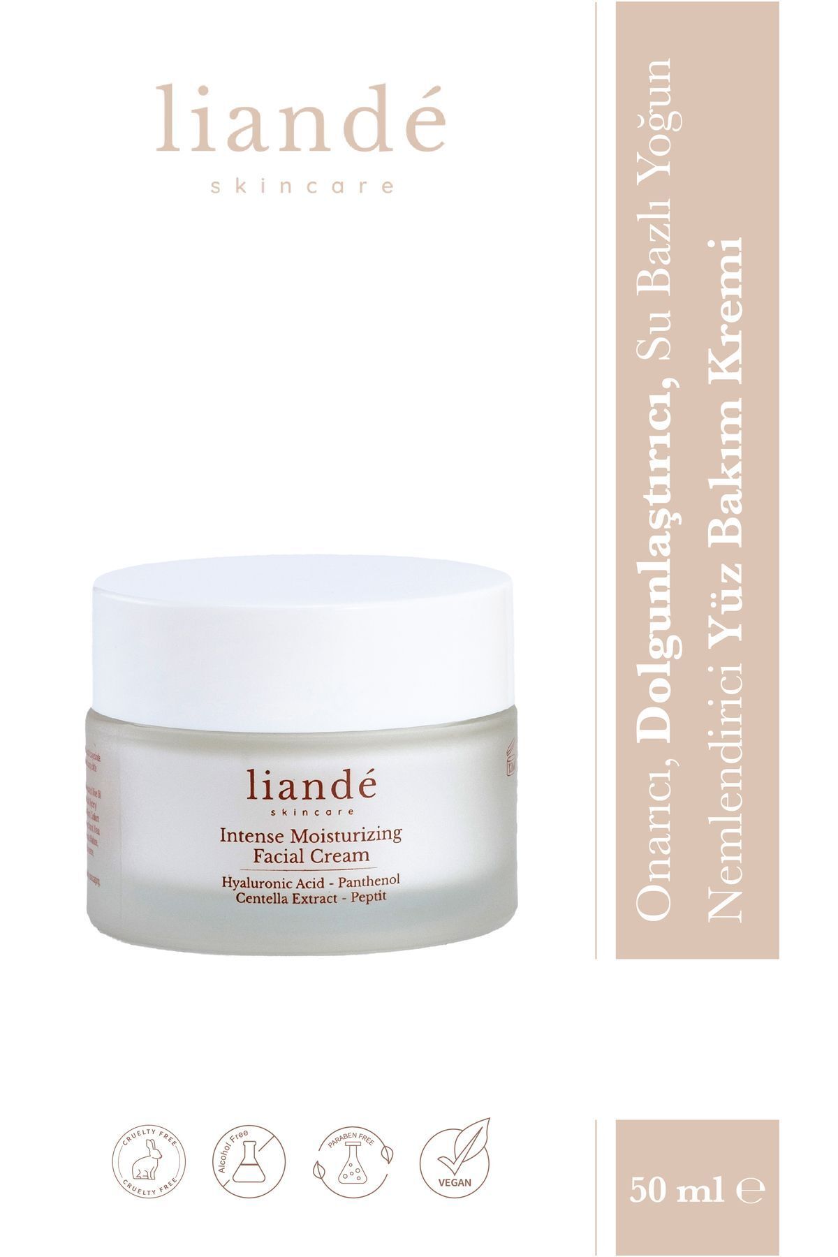 liandé skincare Onarıcı, Dolgunlaştırıcı, Su Bazlı Yoğun Nemlendirici Yüz Bakım Kremi