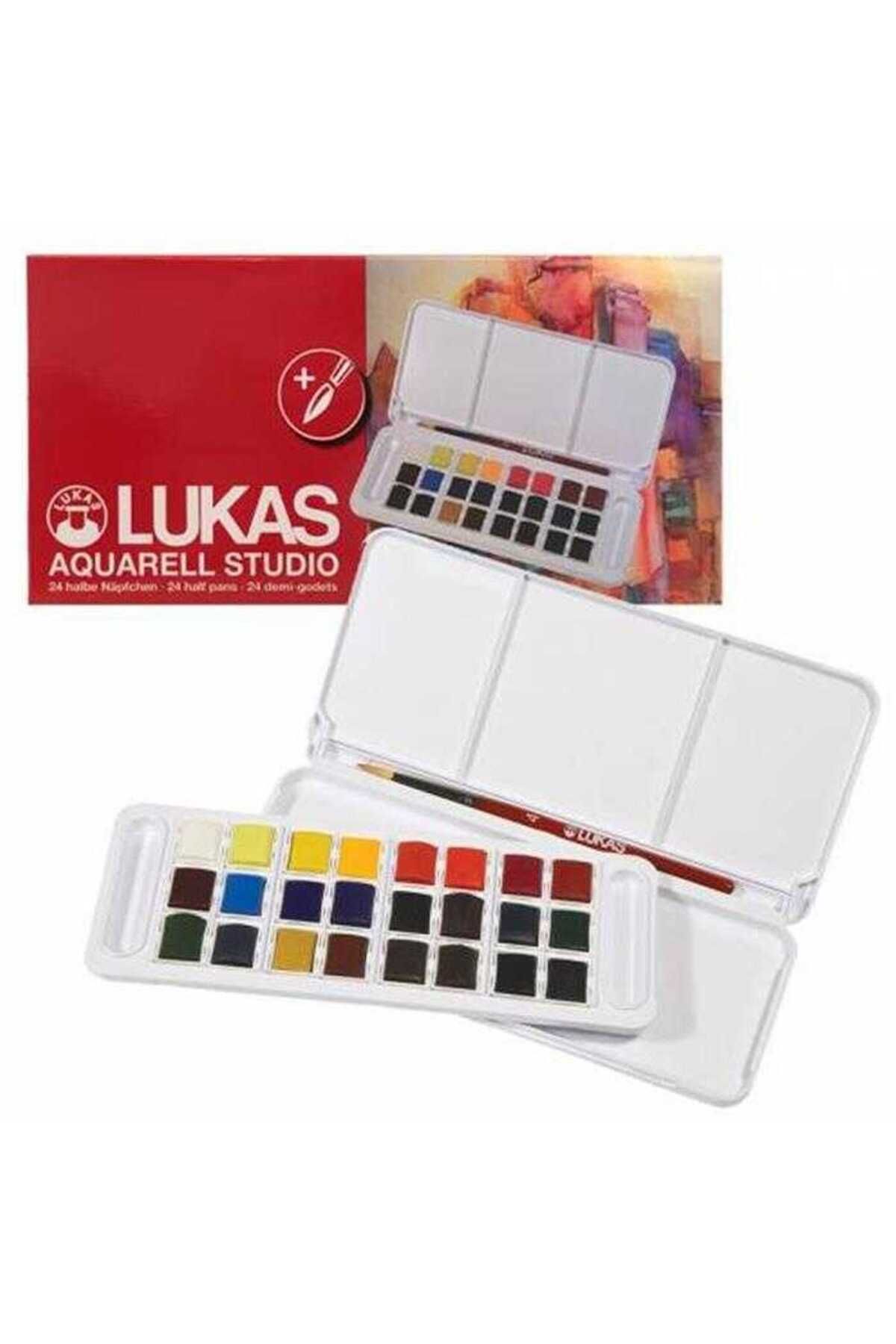 Lukas Sulu Boya Takımı Tablet 24 Renk