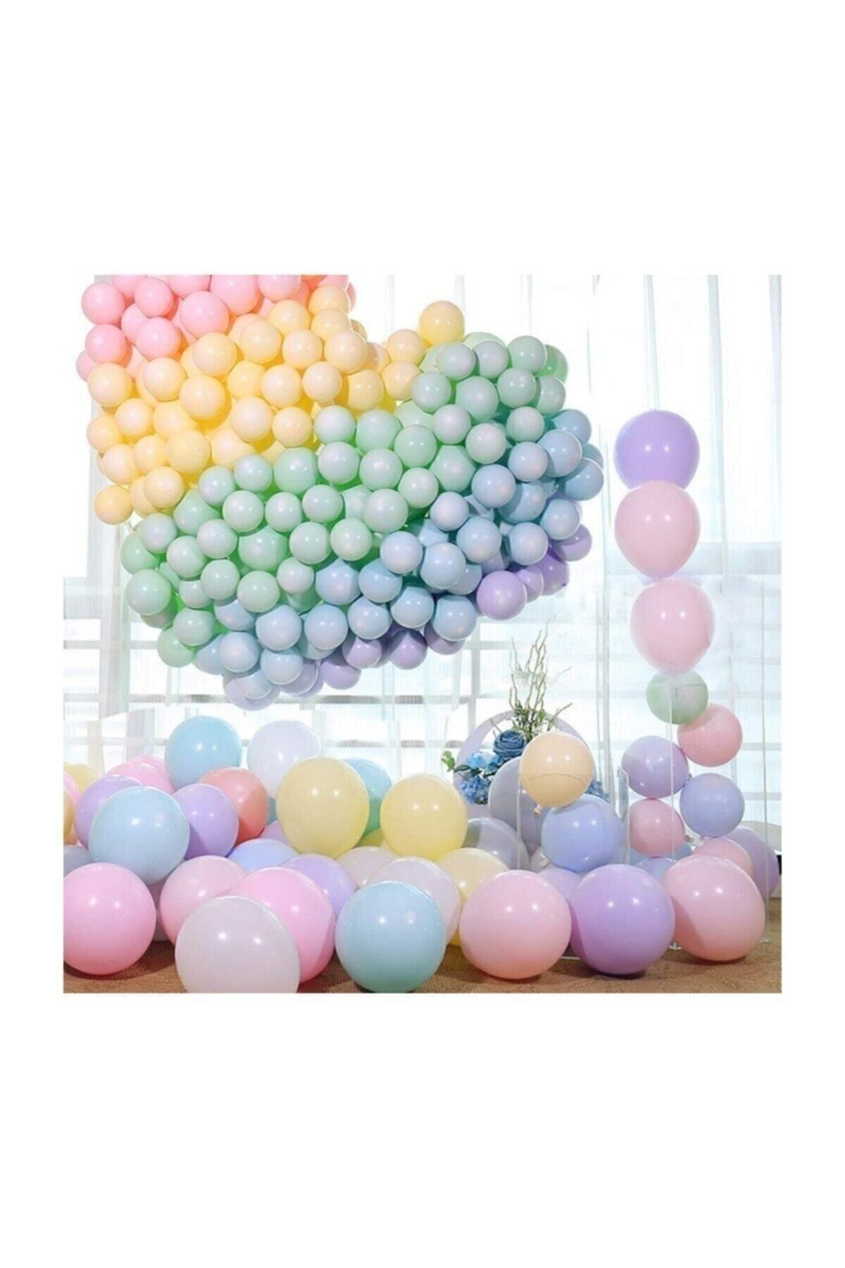 Deniz Party Store Makaron Balon 12" Inç 25 Adet Karışık Renk