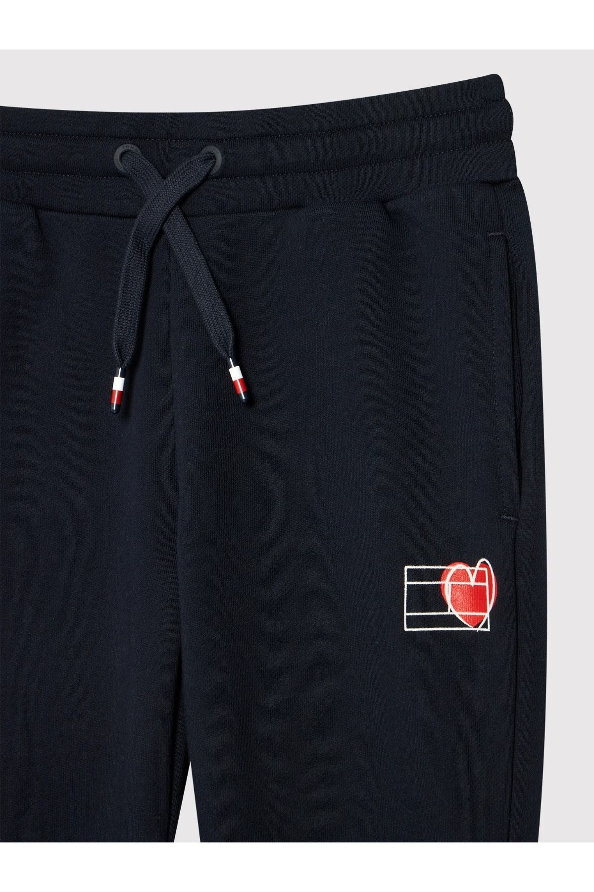 Tommy Hilfiger Valentines Day sweatpants KS0KS00258 Navy Blue Regular Fit