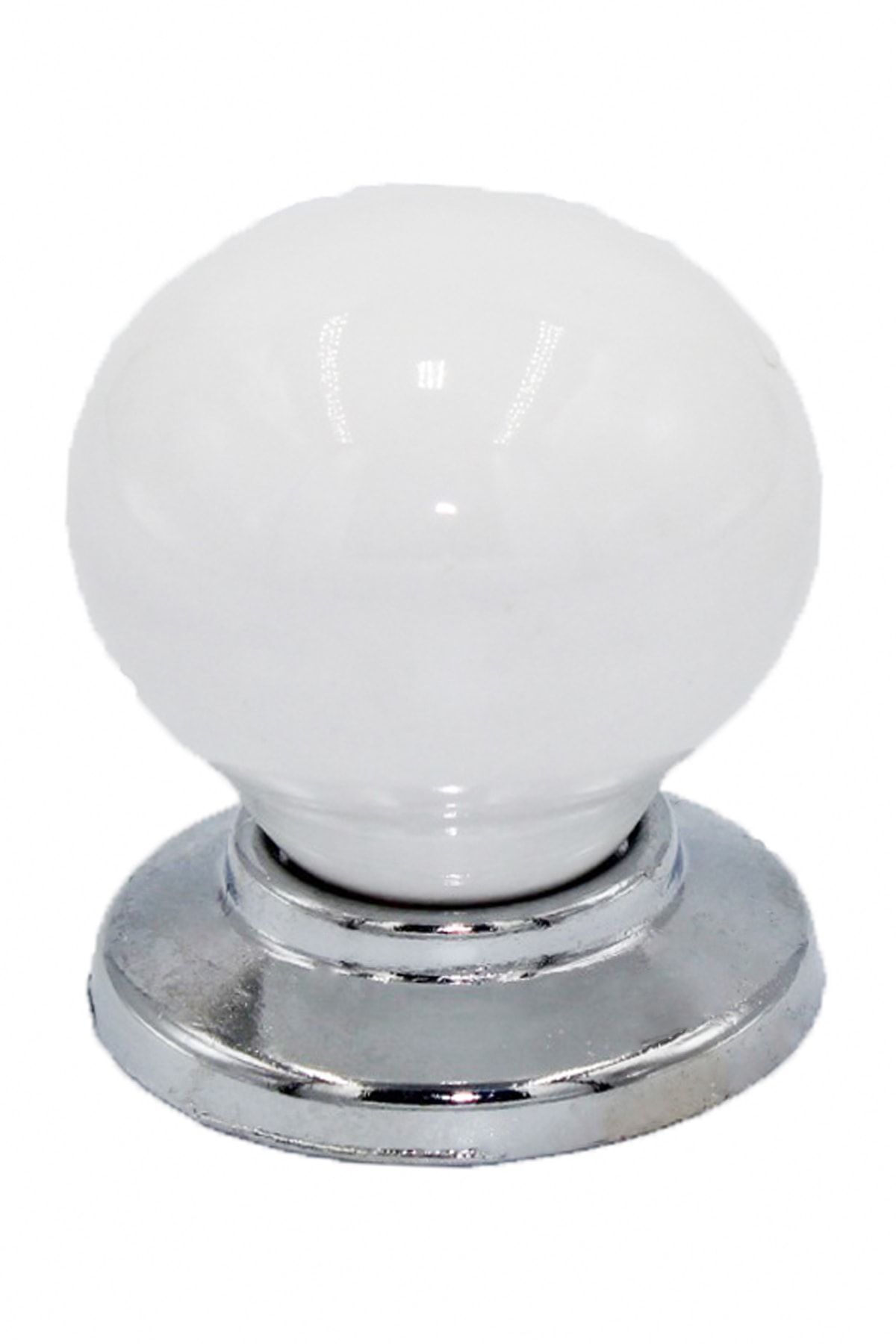 Porcellana Perla Porselen Kulp Dolap Çekmece Mobilya Mutfak Kulbu Yakut Düğme-beyaz-stk1044