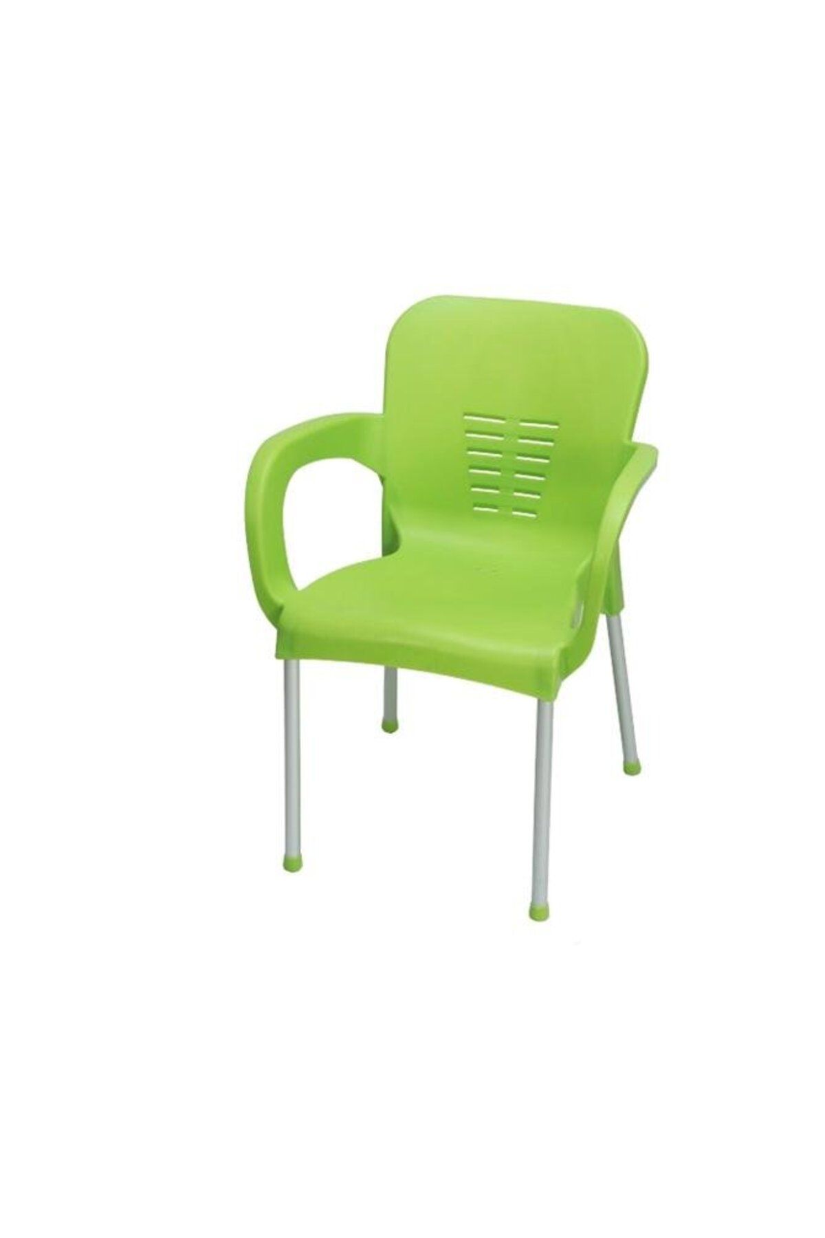 Comfort Aliminyum Ayaklı Yeşil 2 Adet Sandalye