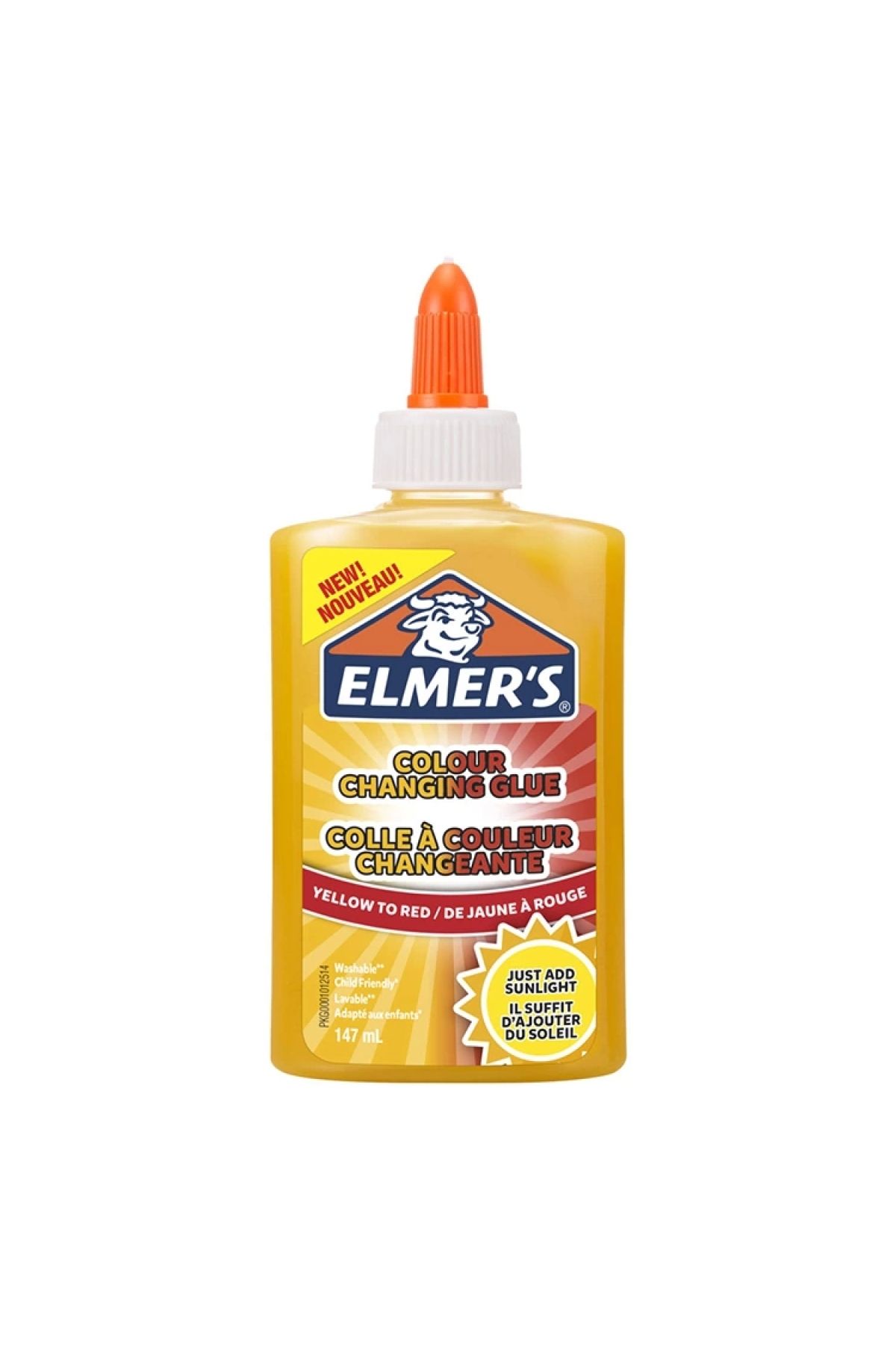 elmers 2109498 Slıme Sıvı Yapıştırıcı 147 ml Renk Değiştiren Sarı