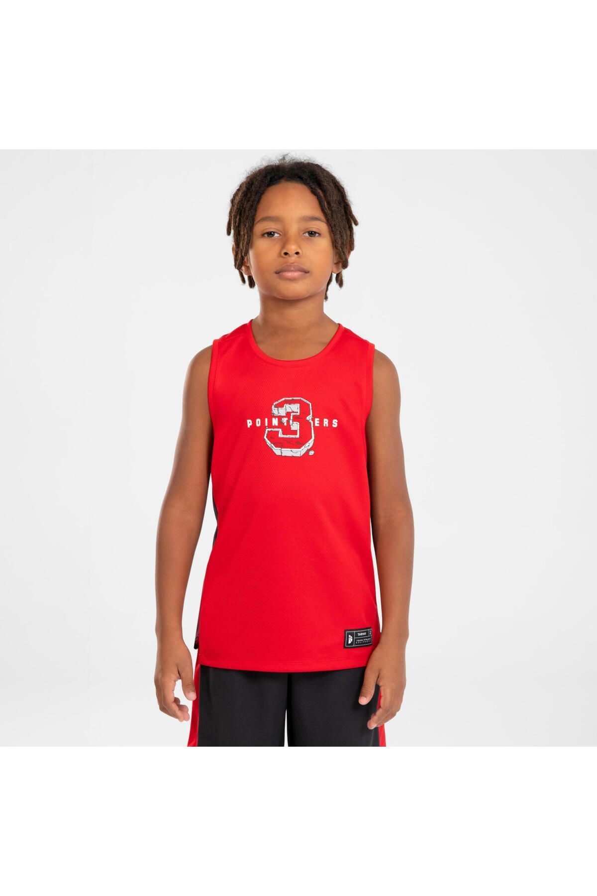 Decathlon Çocuk Basketbol Forması - Kırmızı - T500