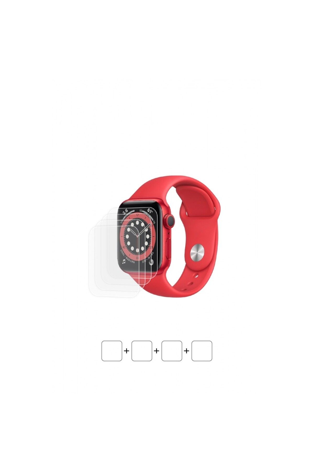Wrapsol Apple Watch Series 6 40 mm Akıllı Saat Ekran Koruyucu Poliüretan Film