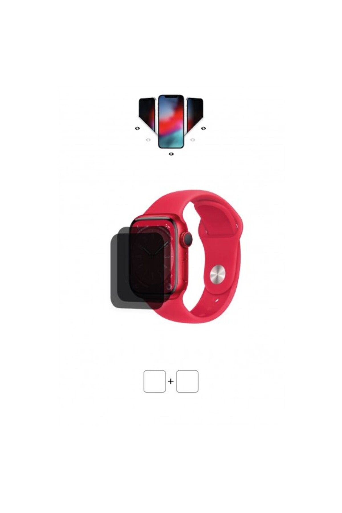 Wrapsol Apple Watch Series 8 41 mm Akılı Saat Mat Hayalet Ekran Koruyucu