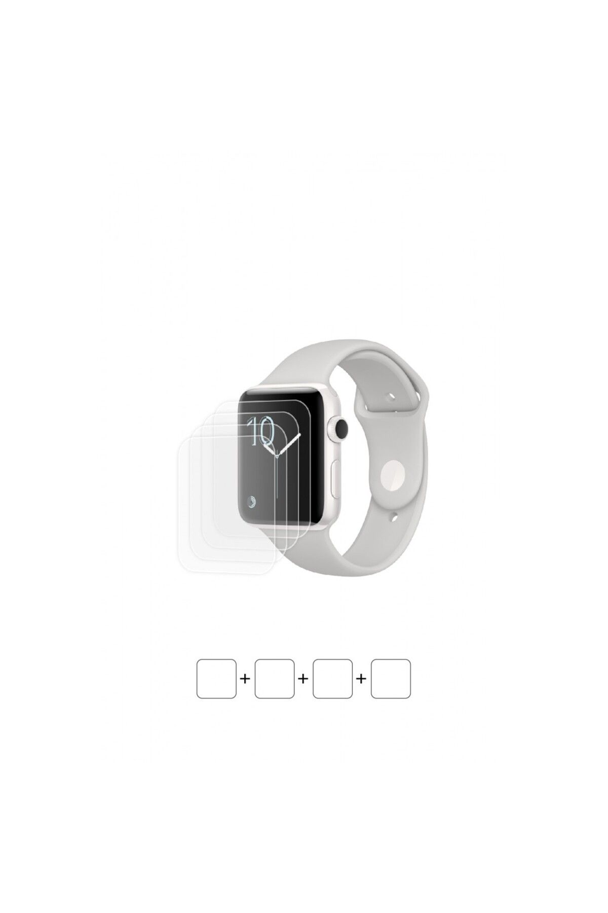 Wrapsol Apple Watch Edition Series 2 42 mm Akıllı Saat Ekran Koruyucu Poliüretan Film