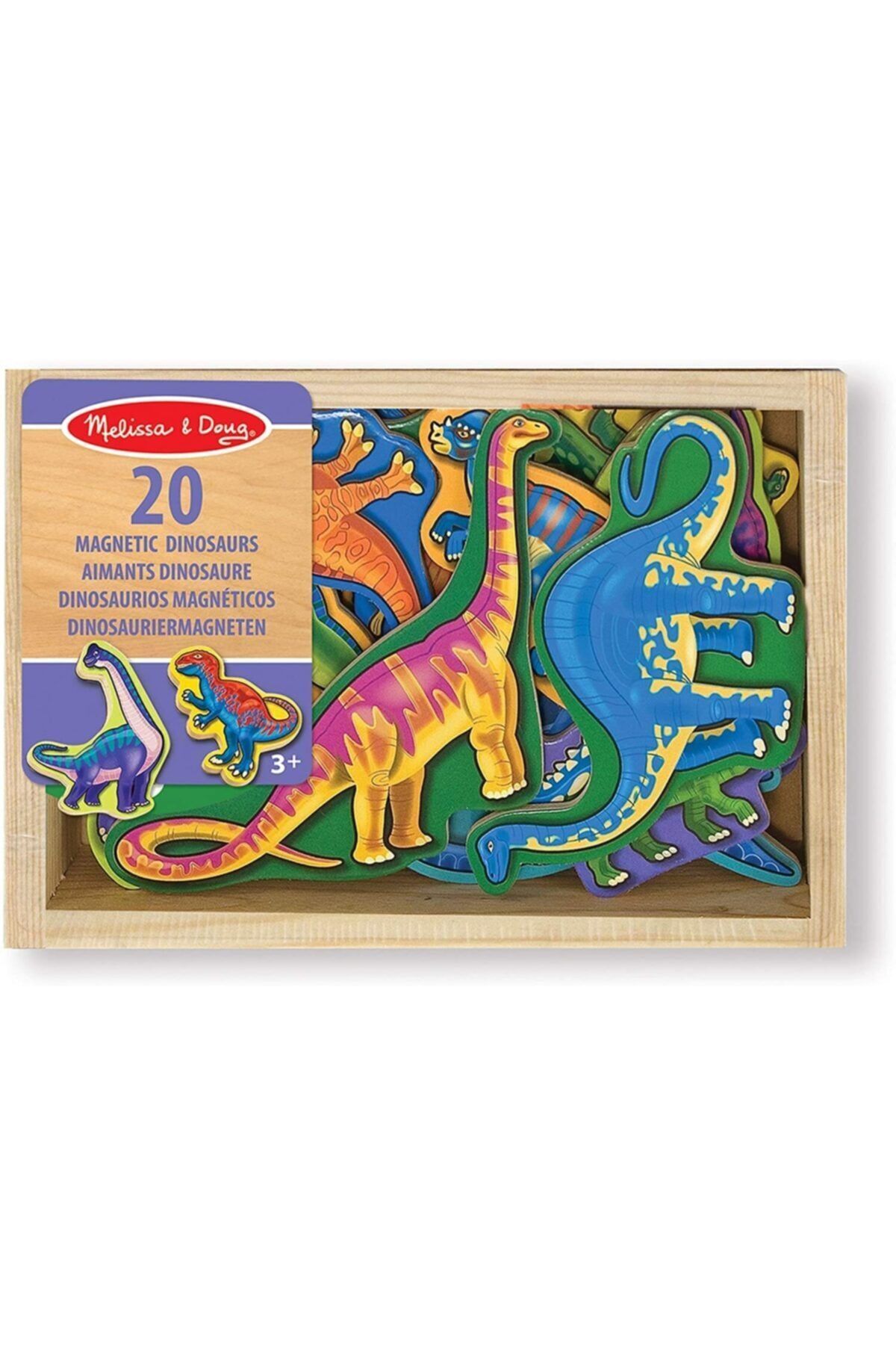 Melissa & Doug Ahşap Mıknatıslı Dinozorlar