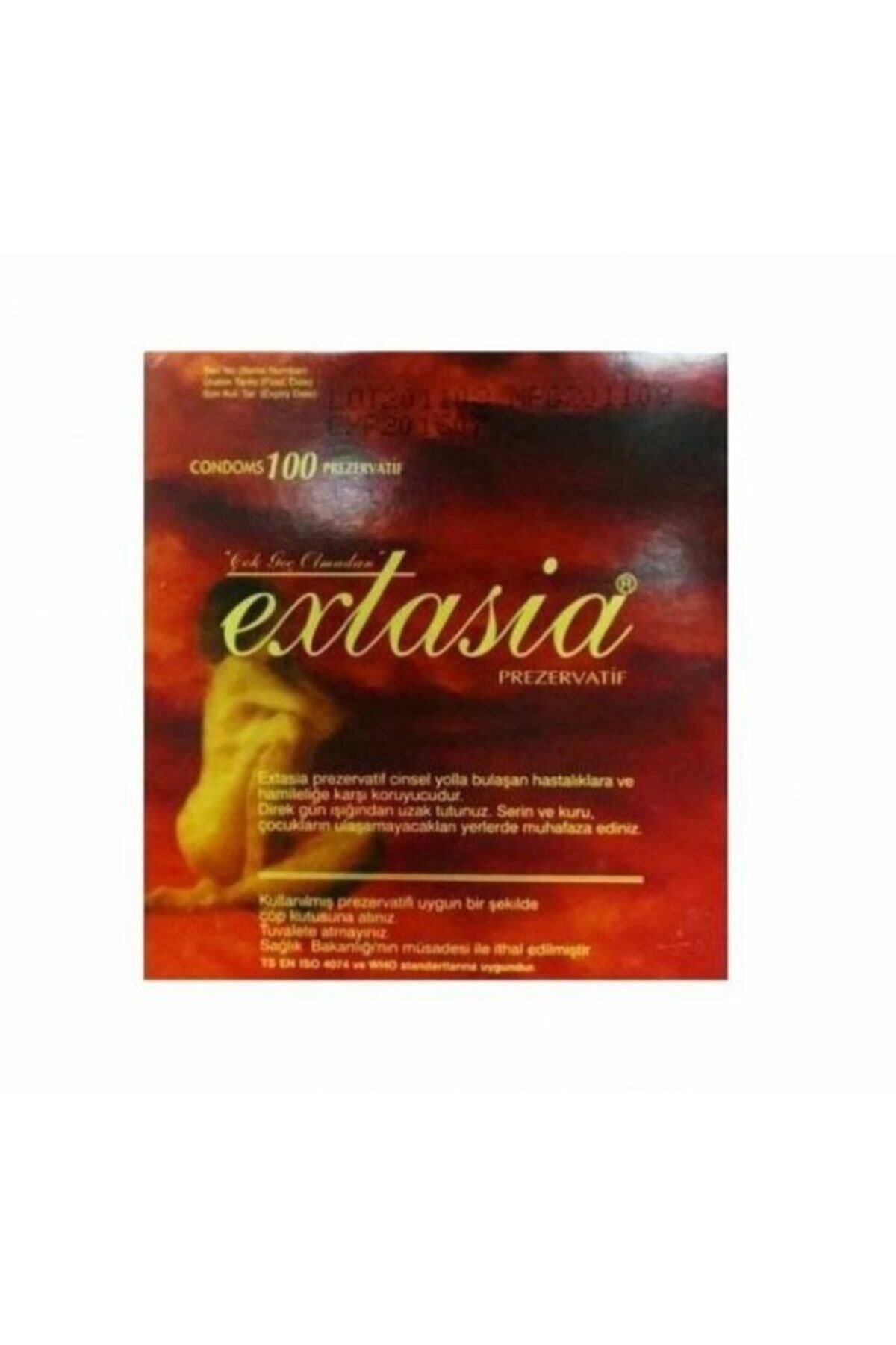 Extasia Kondom Klasik Prezervatif 2 X 100 = 200 Adet