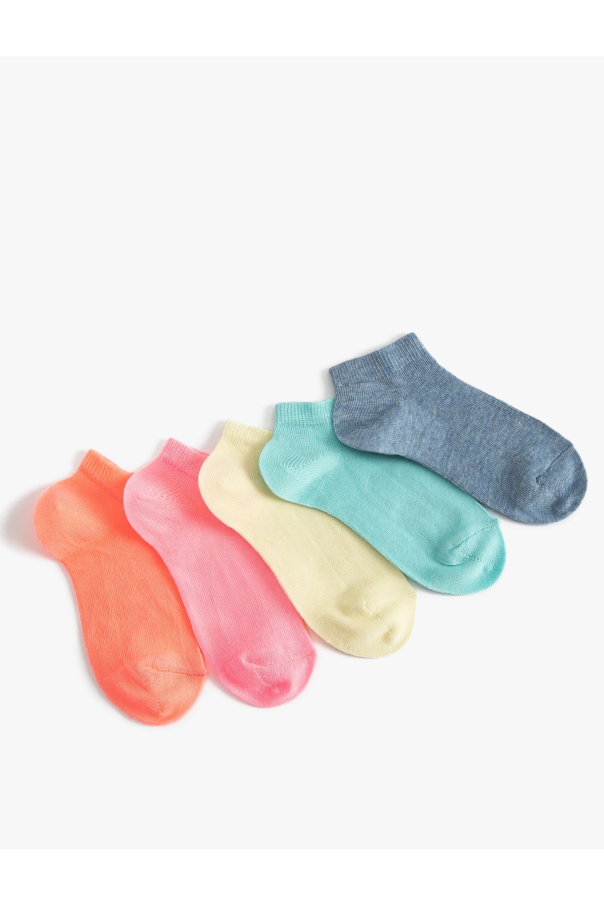 Koton 5'li Çok Renkli Basic Patik Çorap Seti
