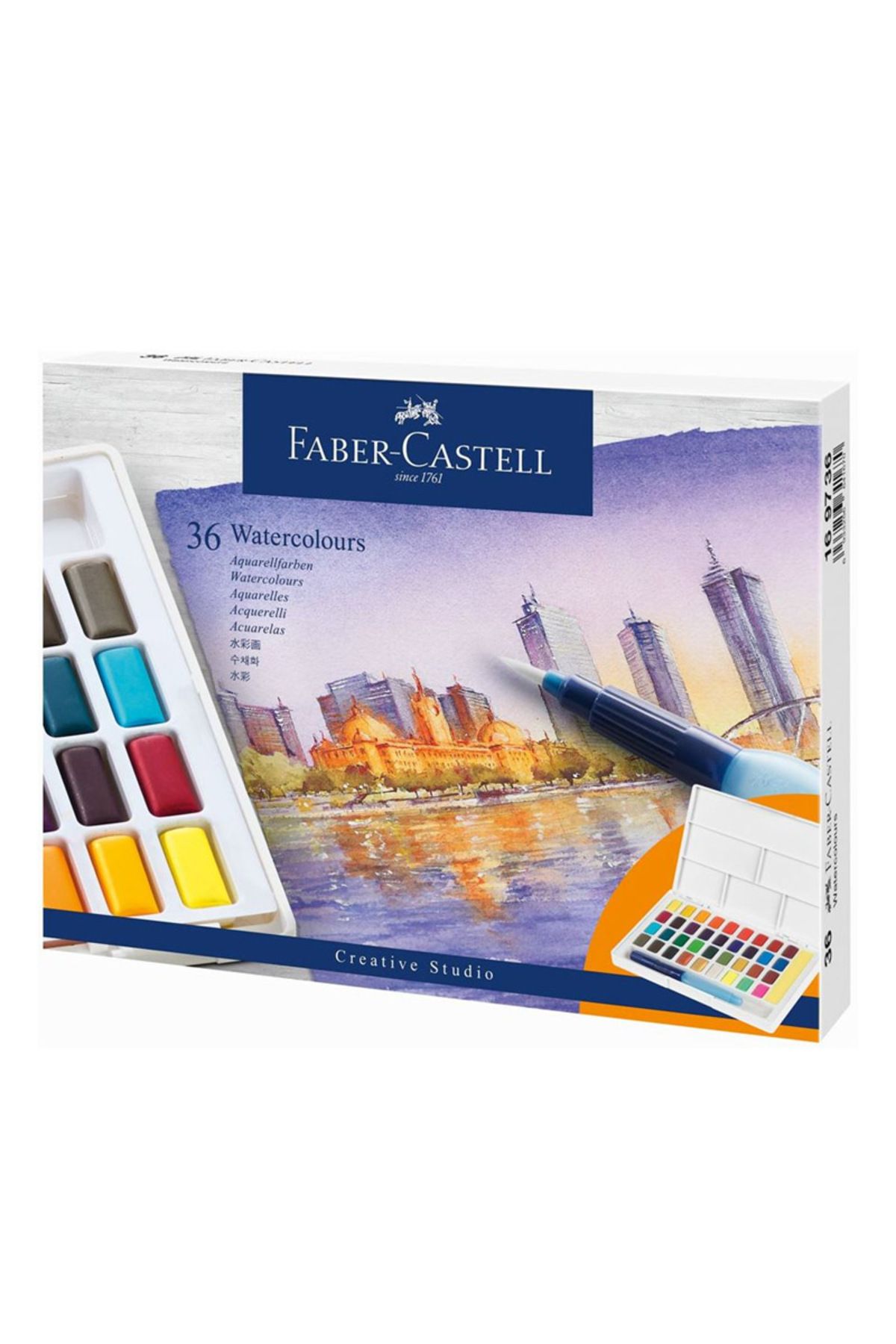 Faber Castell Faber 36 Renk Creative Studio Tablet Suluboya 11697360