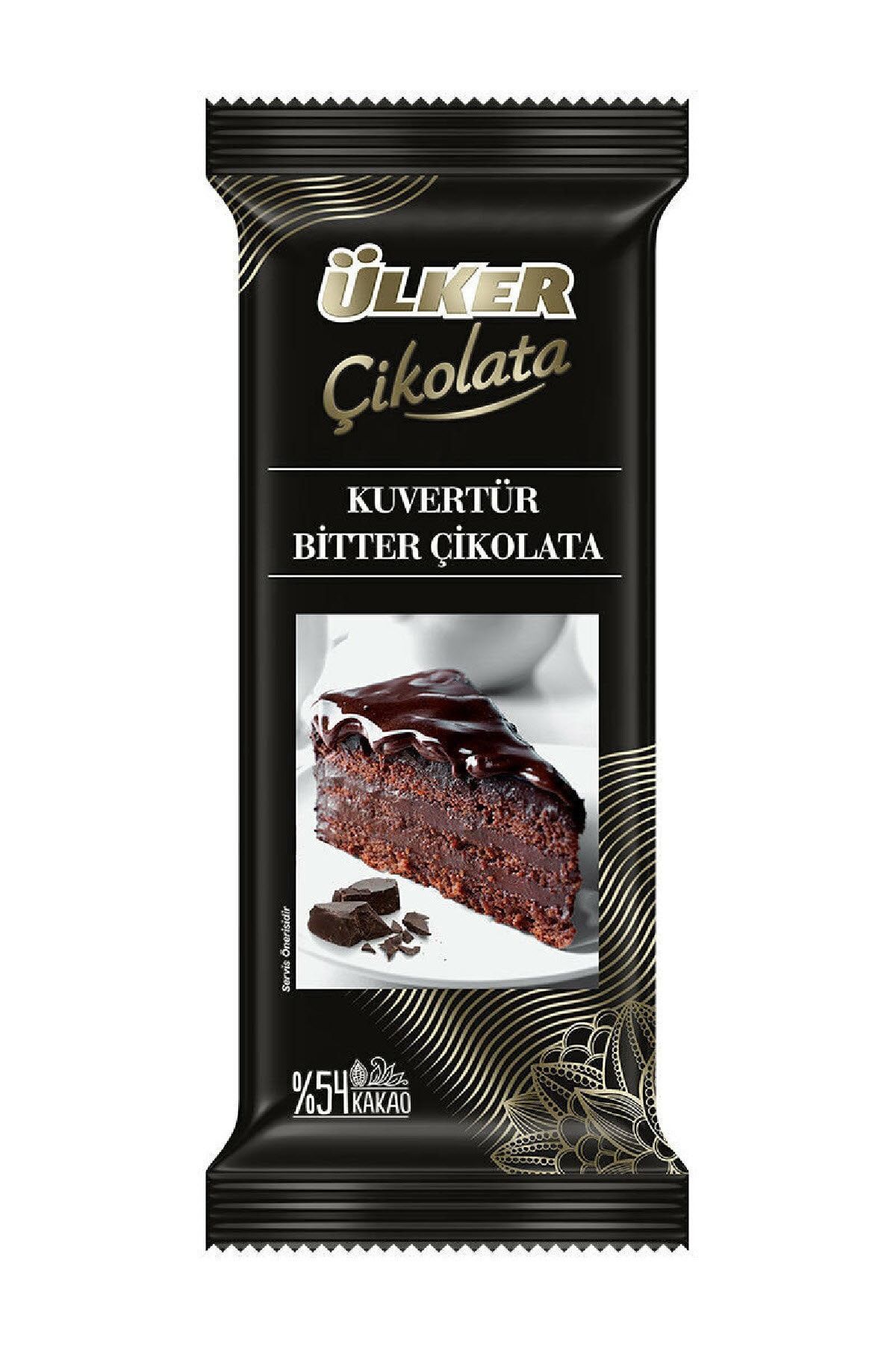 Ülker Bitter Kuvertür Çikolata 200 gr