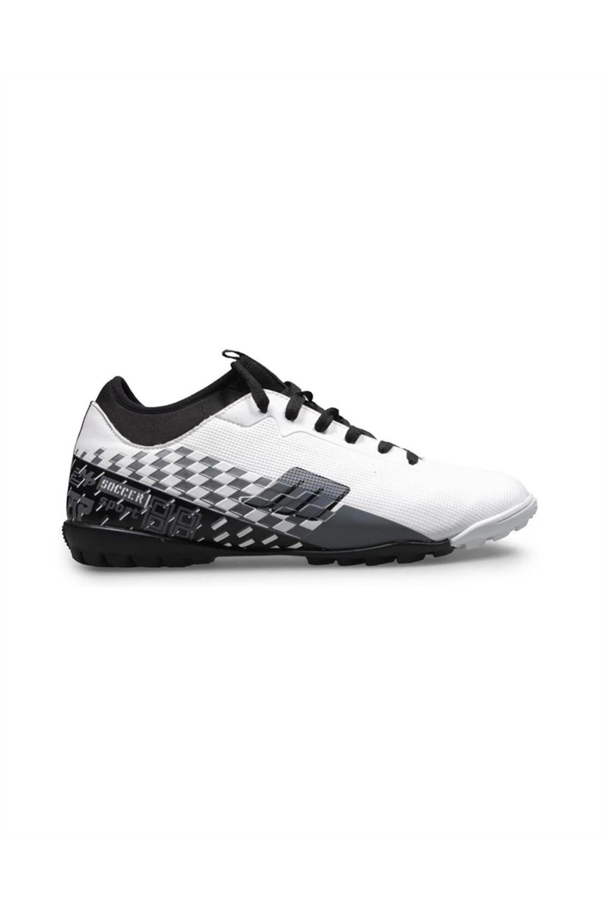 MP 231-1138 gr (36-39) Beyaz-siyah Çoraplı Halı Saha Futbol Ayakkabı