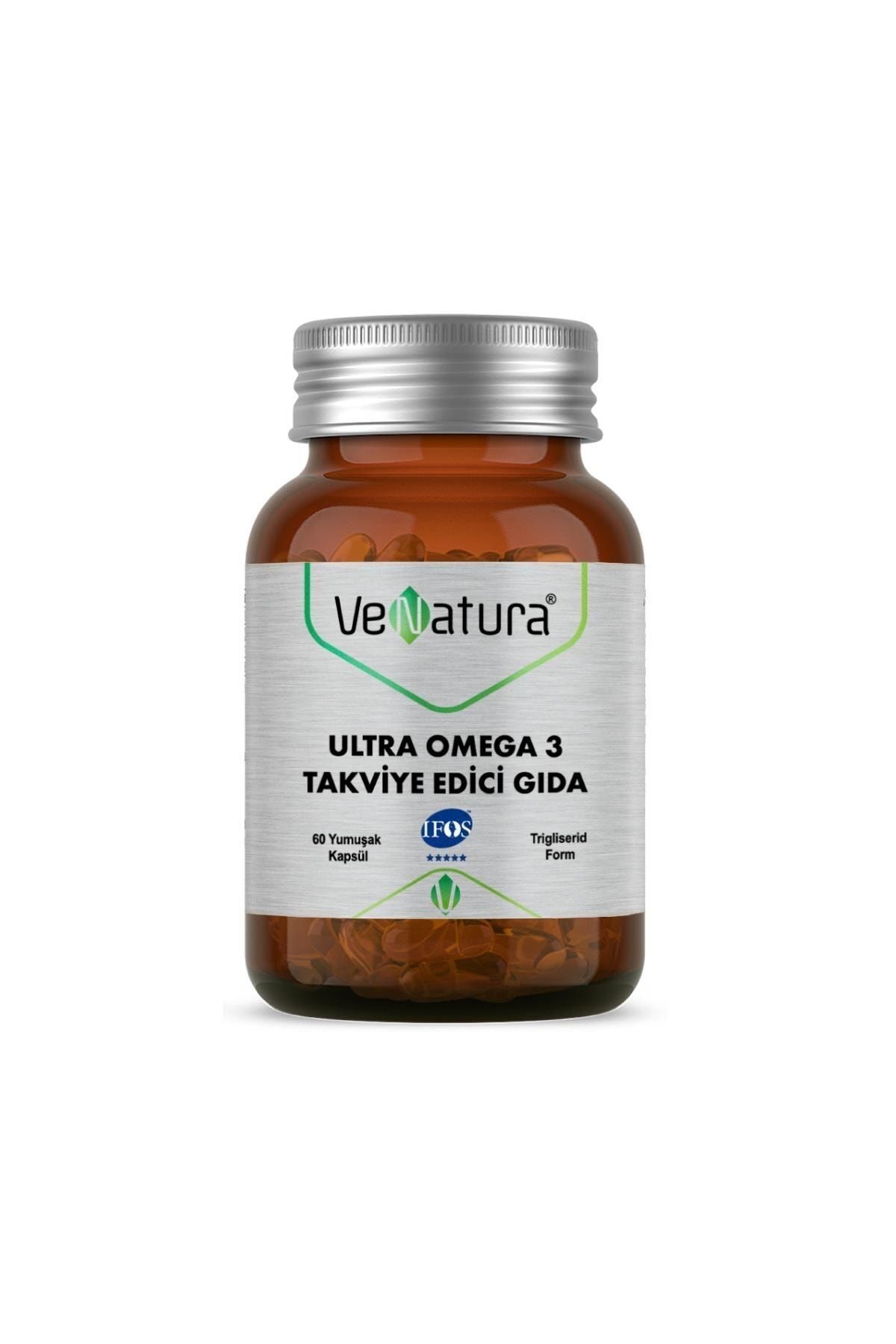 Venatura Ultra Omega 3 Takviye Edici Gıda 60 Kapsül