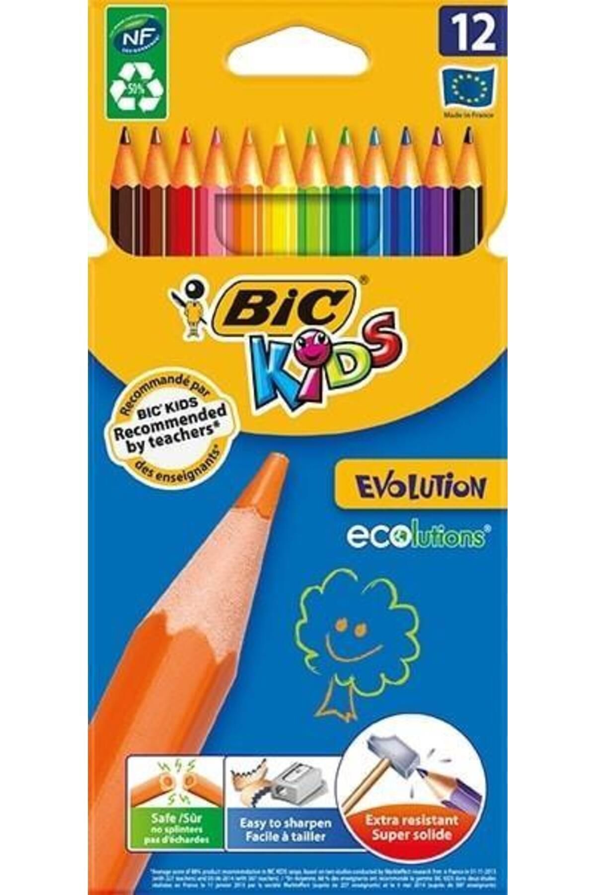 Bic Evolution Kuru Boya 12 Li