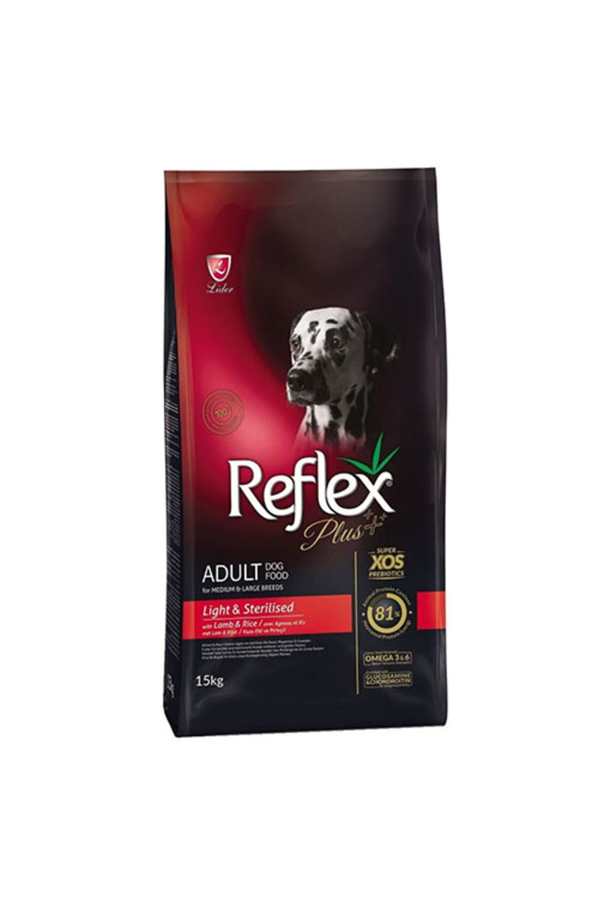 Reflex Plus Light Sterilised Orta Ve Büyük Irk Kısırlaştırılmış Köpek Maması 15 Kg