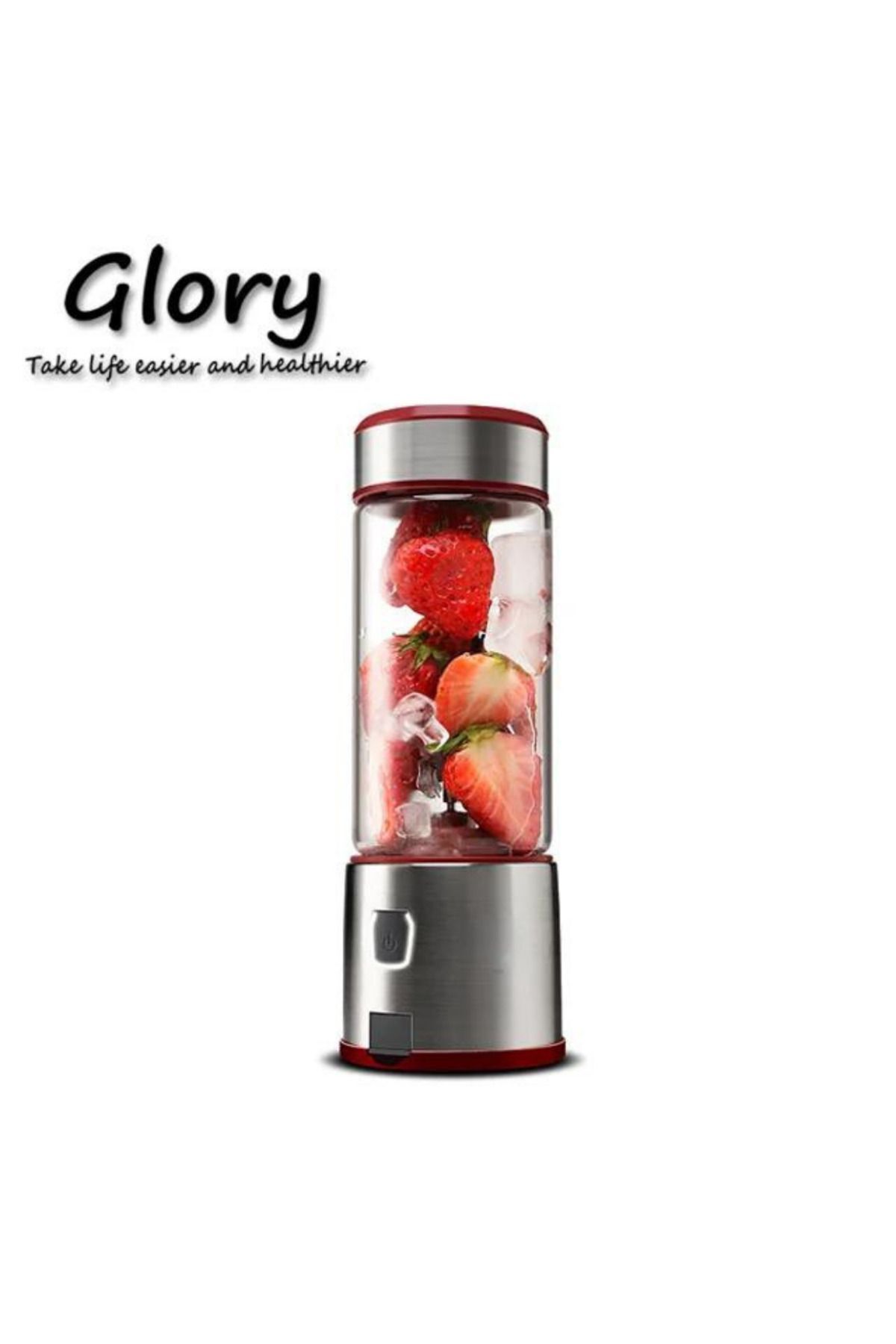 CROW'S TECH Mix-B 450 Ml Taşınabilir Metal Kişişel Blender Shake'n Smoothies Blender Keskin Bıçaklı