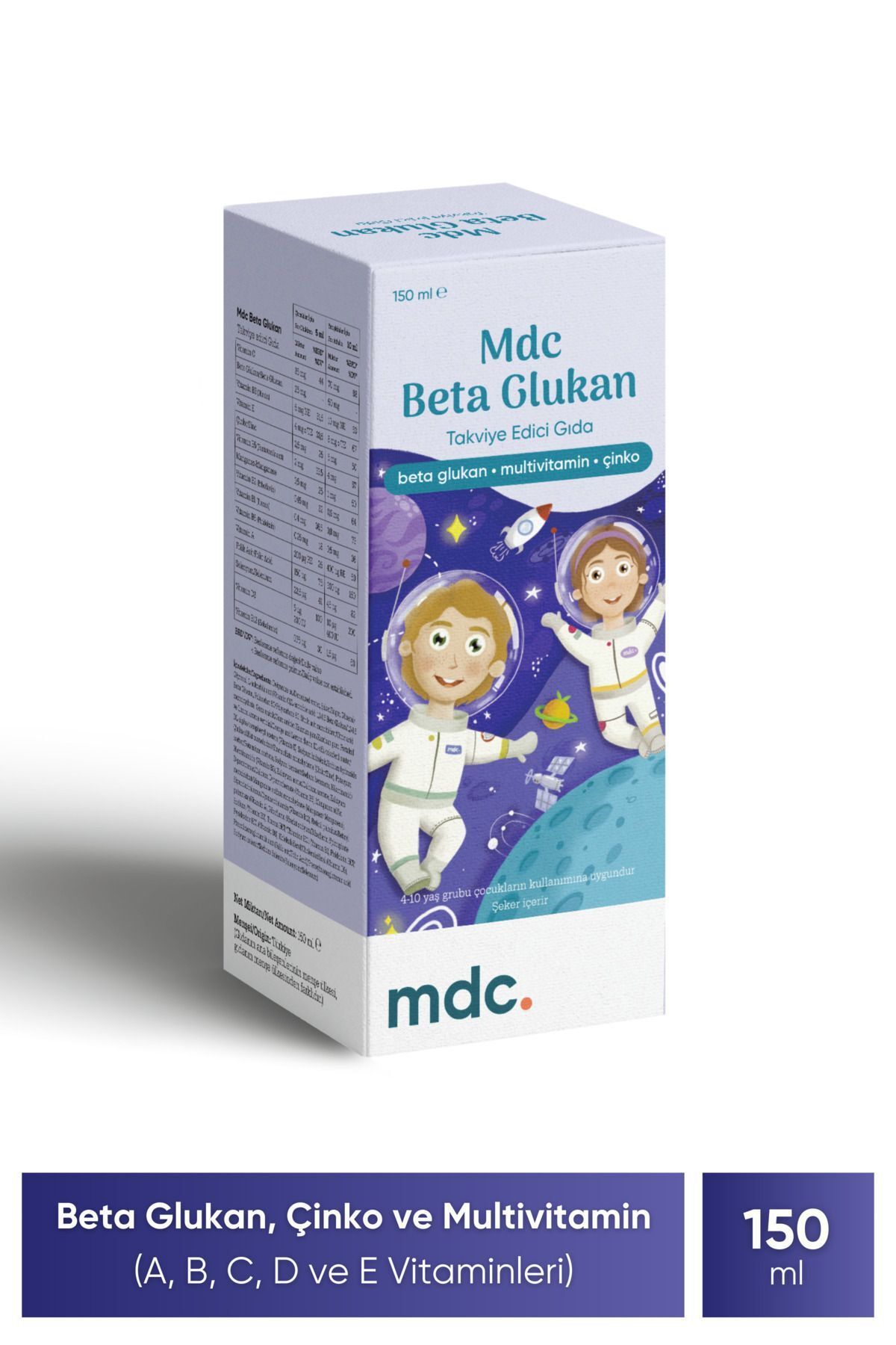 MDC Beta Glukan Şurup 150 ml (BETA GLUKAN, MULTİVİTAMİN)