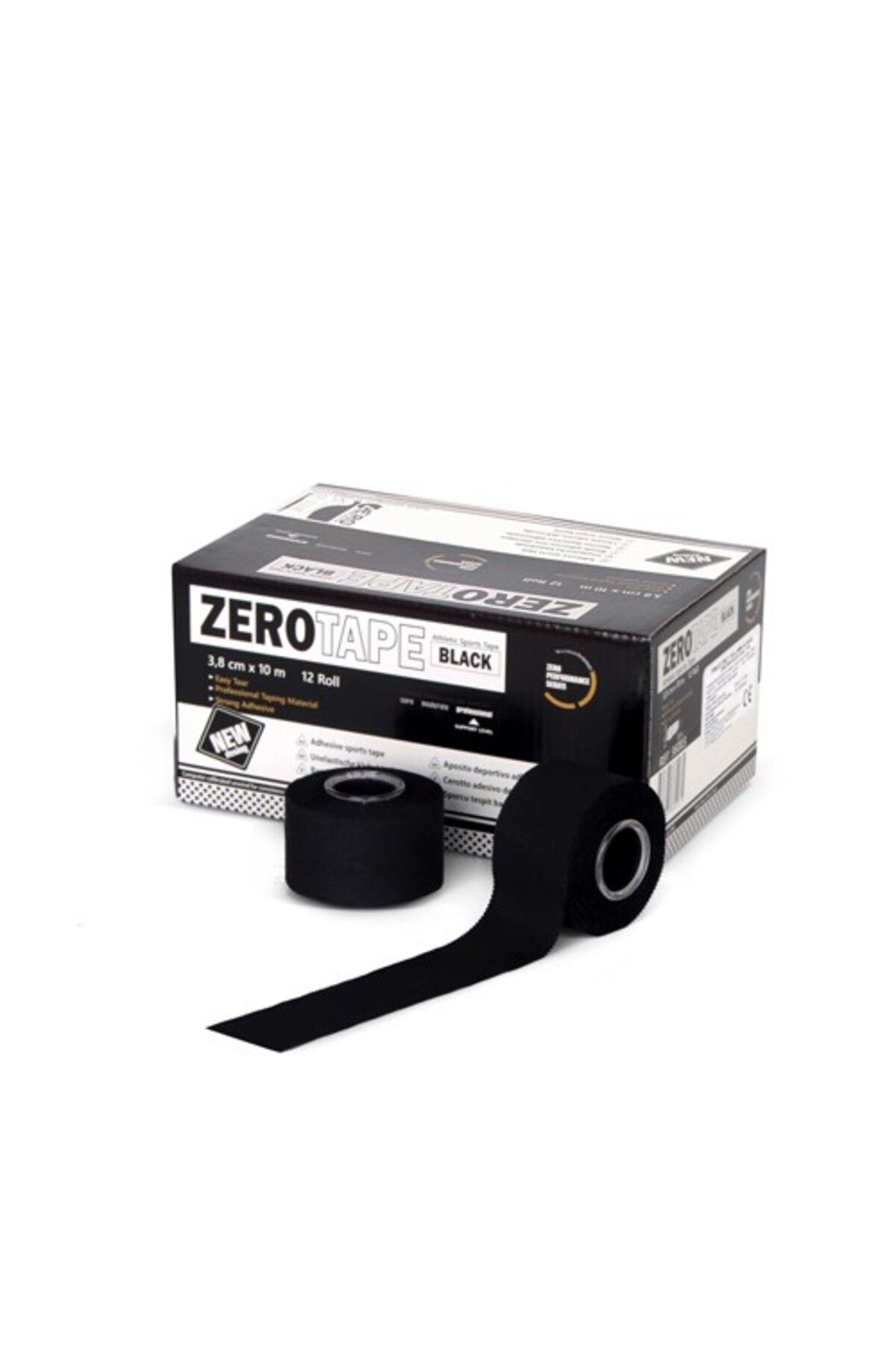 Zero Sports Medicine Zerotape Siyah 3,8cm X 10m Sporcutespit Bandı