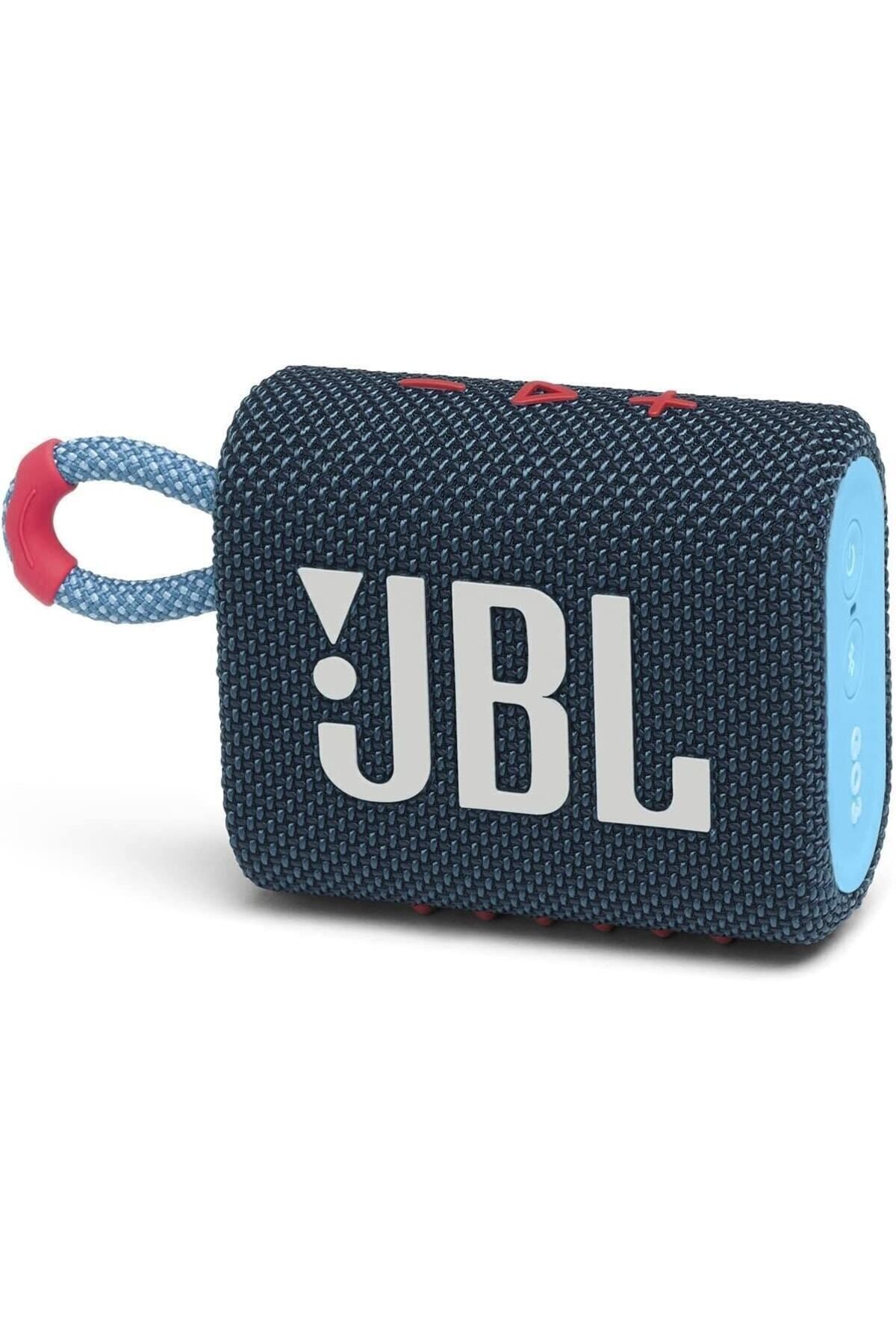 JBL Go 3 Mavi Pembe Taşınabilir Su Geçirmez Bluetooth Hoparlör