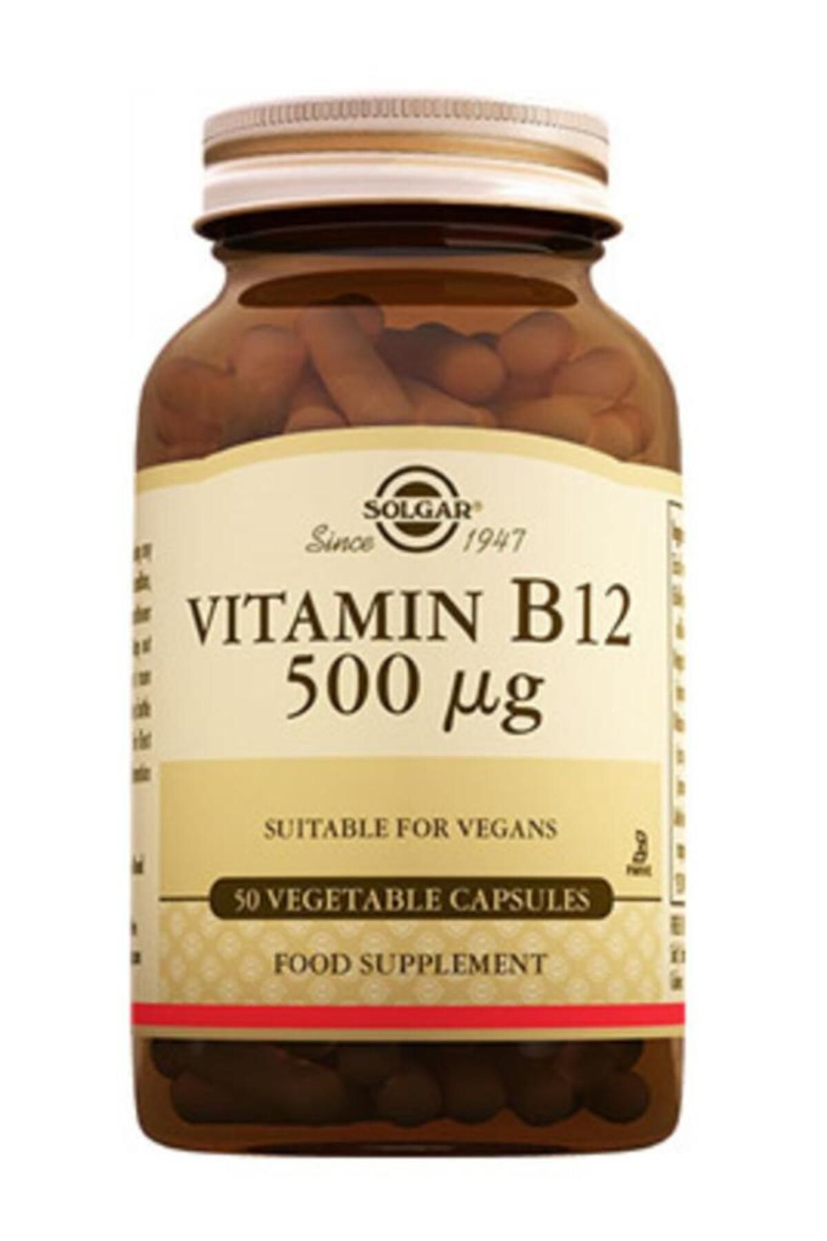 Solgar Vitamin B-12 500 Mg 50 Kapsül