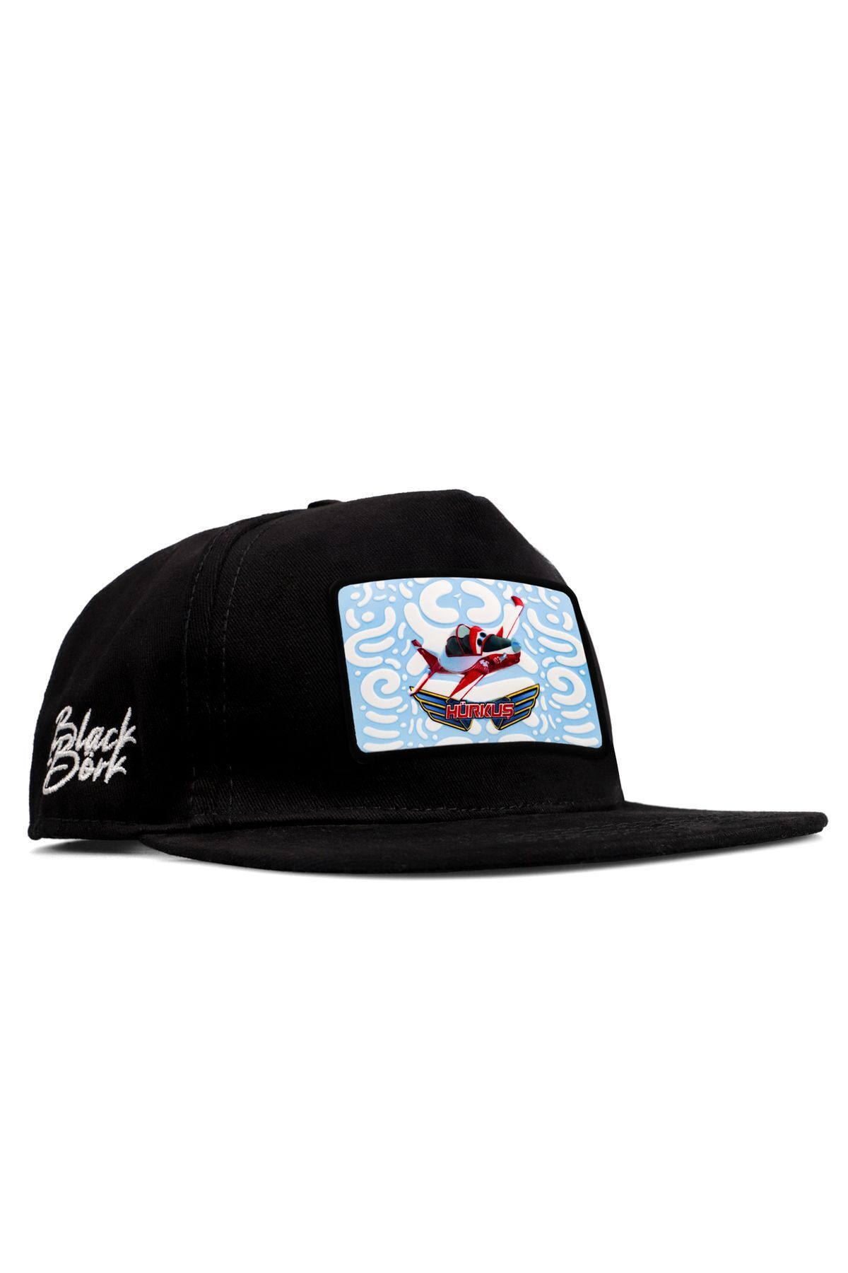 BlackBörk V2 Hip Hop Kids Bulut Hürkuş Lisanlı Siyah Çocuk Şapka