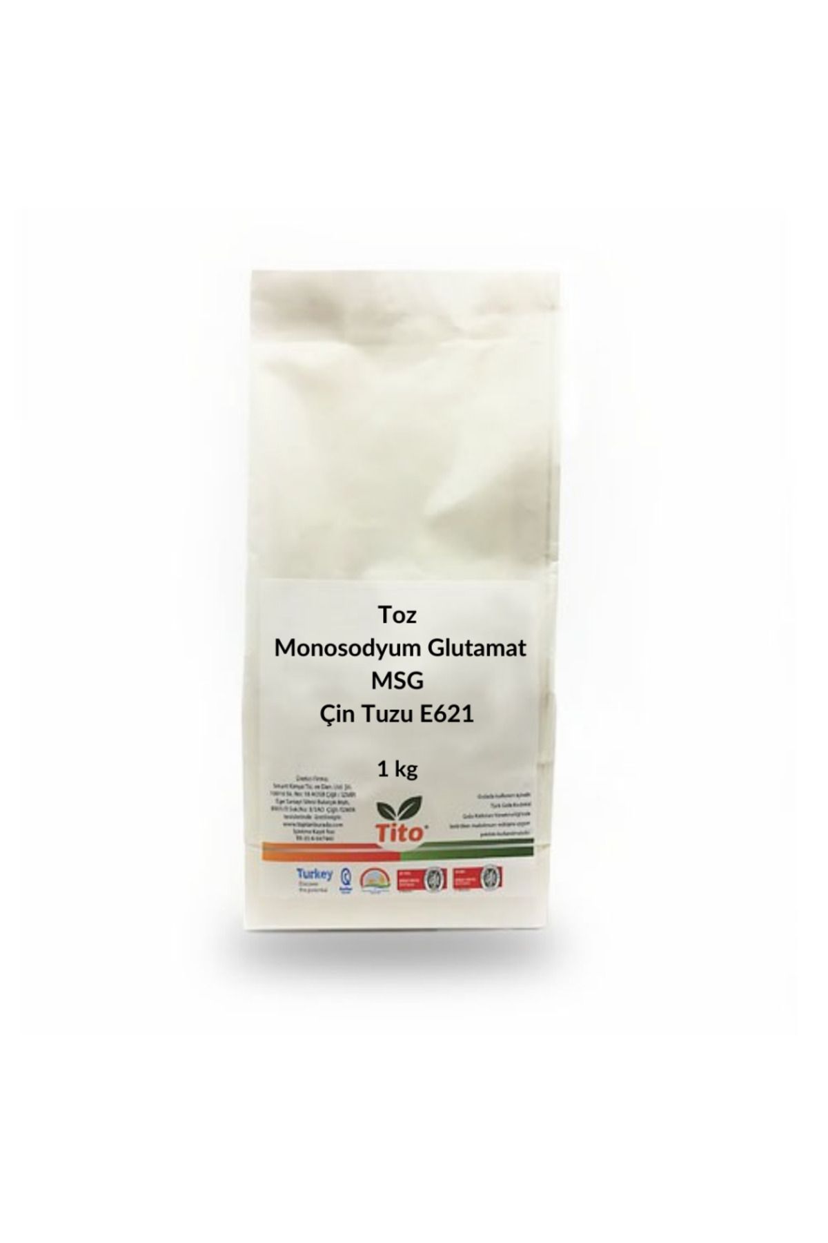 tito Toz Monosodyum Glutamat Msg Çin Tuzu E621 1 Kg