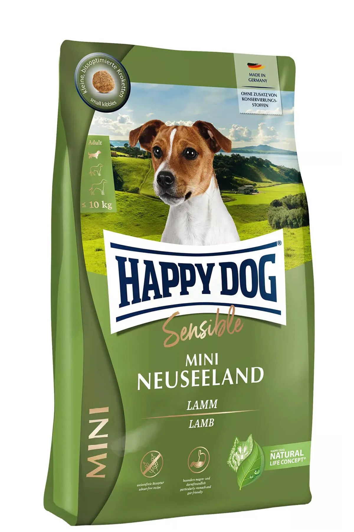 Happy Dog Mini Neuseeland Küçük Irk Yetişkin Köpek Maması 4 Kg