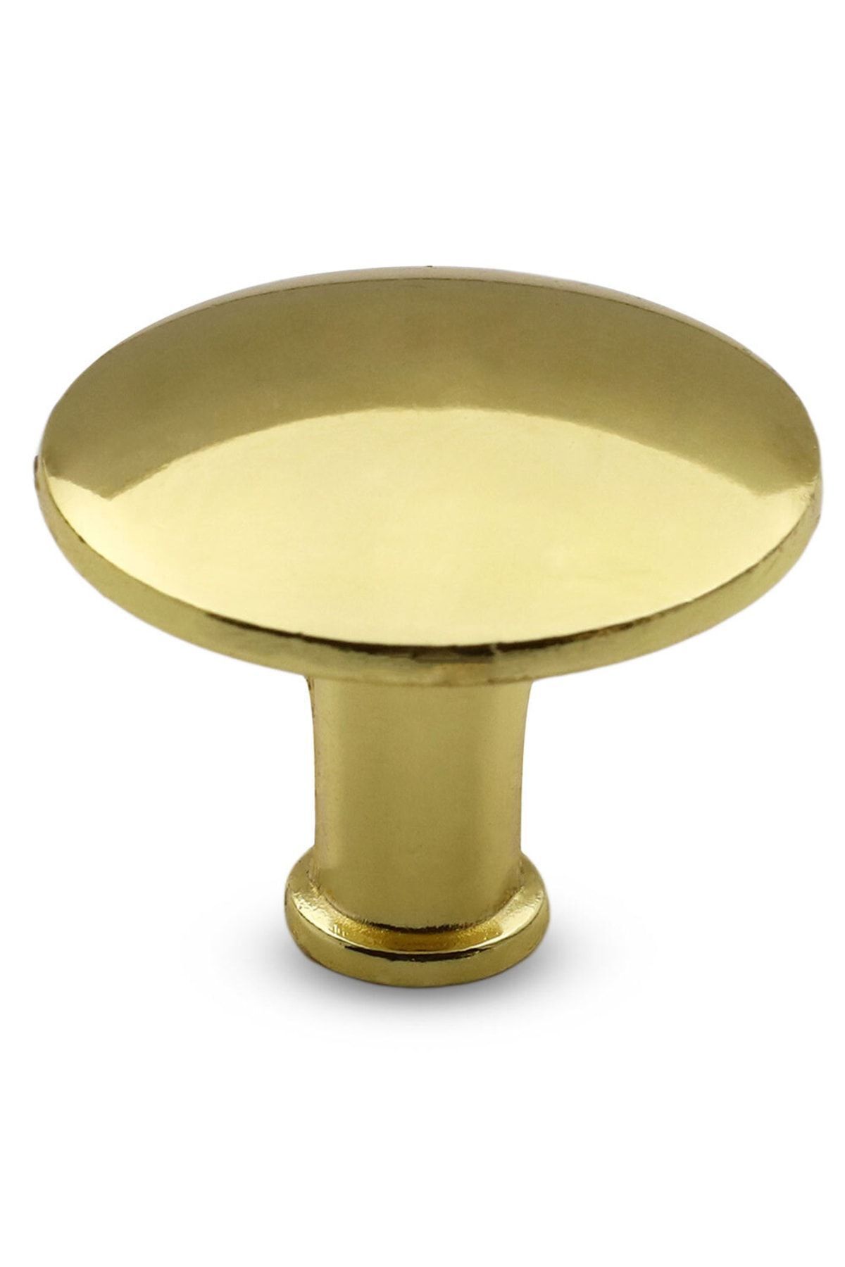 Badem10 Big Düğme Çekmece Dolap Kapak Kulpu Kulbu Gold Metal Kulp Mobilya Mutfak