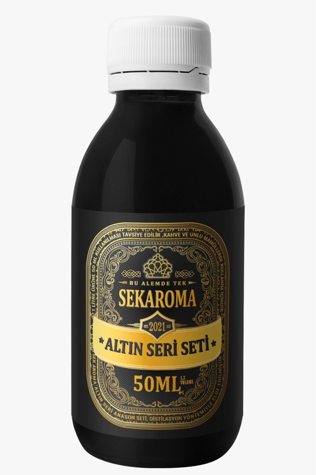 Sek Aroma Hazır Karışım Altın Seri Anason Yağı - Hazır Karışım Altın Seri Kiti 50 ml (1 LİTREYE UYUMLU)