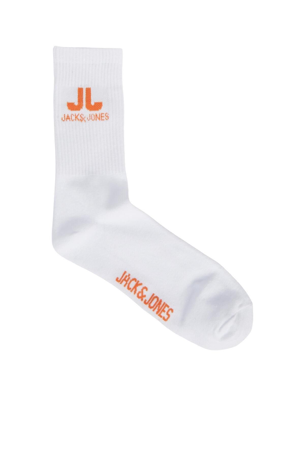 Jack & Jones Jack Jones Jj Logo Tennıs Sock Erkek Beyaz Çorap 12240976-70