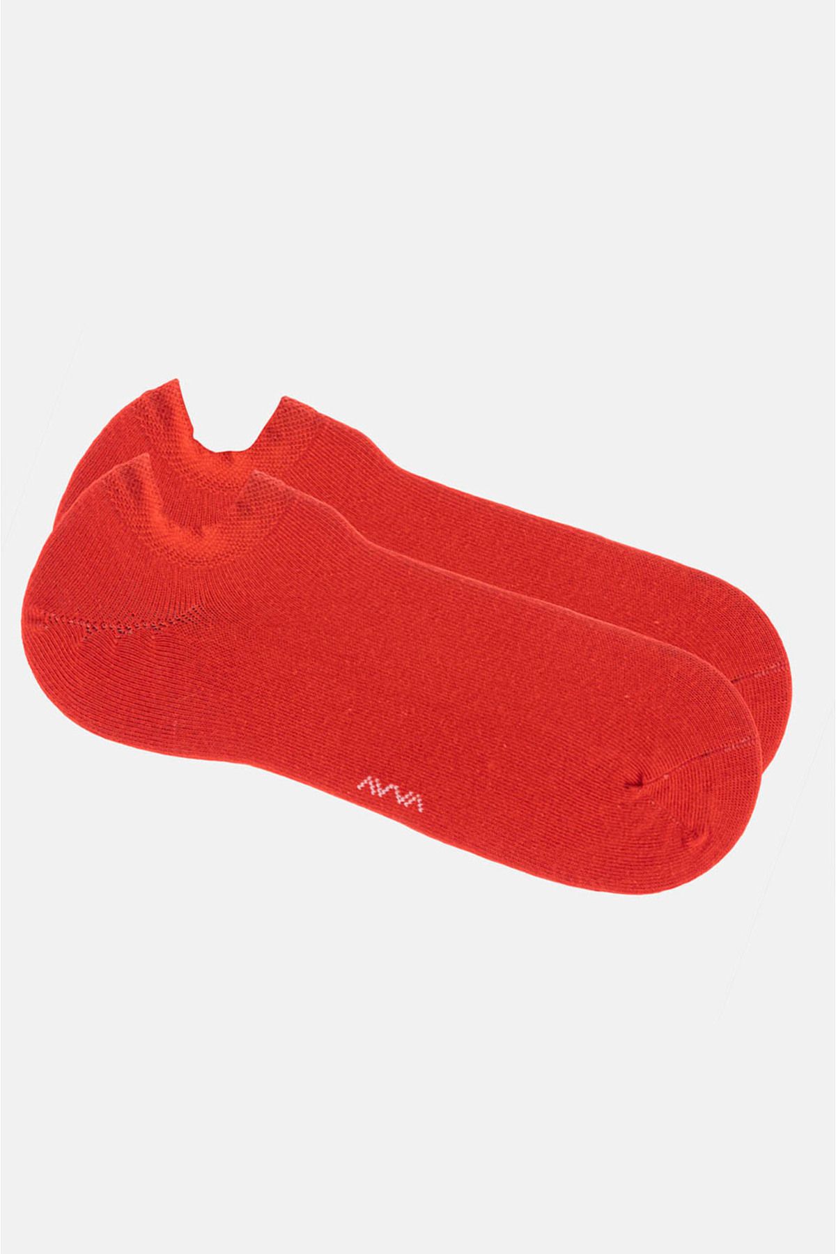 Avva Erkek Kırmızı Sneaker Çorap E008553