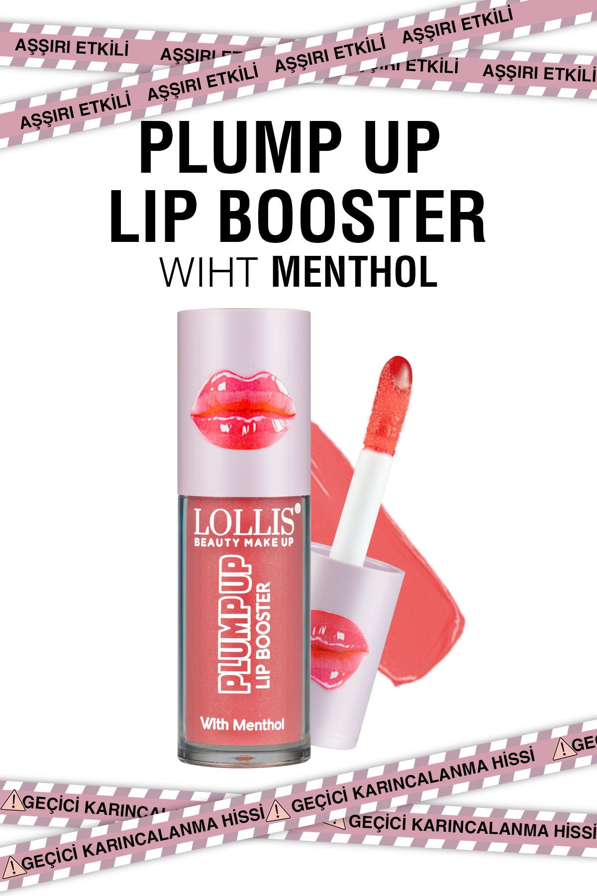 Lollis Plump Up Lip Booster 01 / Dolgun Görünüm Veren Dudak Parlatıcısı 01