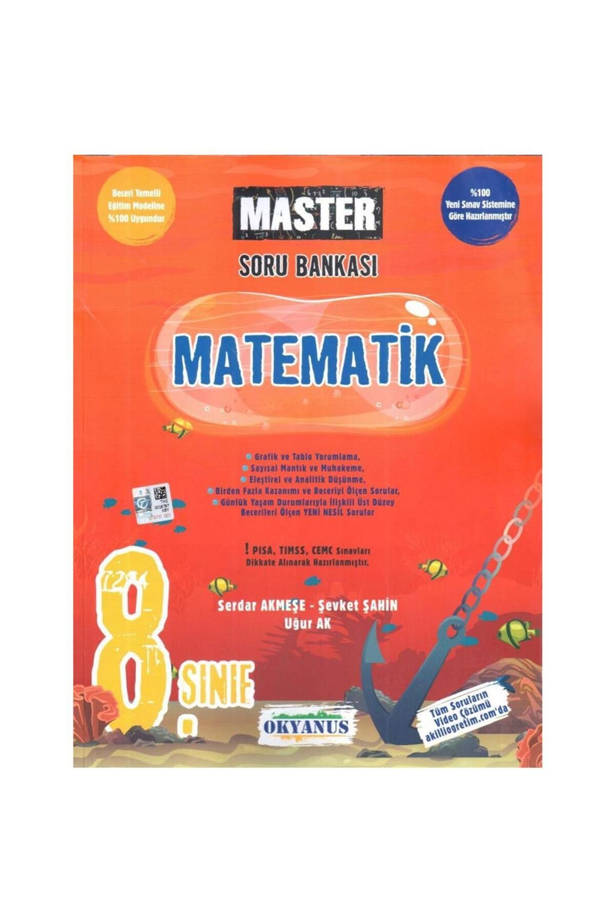 Okyanus Yayınları 8. Sınıf Matematik Master Soru Bankası