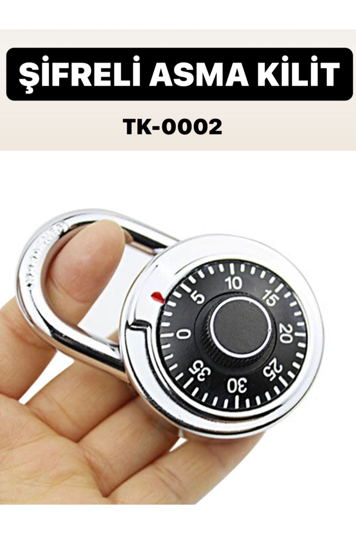 TKS Tk-0002 Şifreli Asma Kilit 50mm