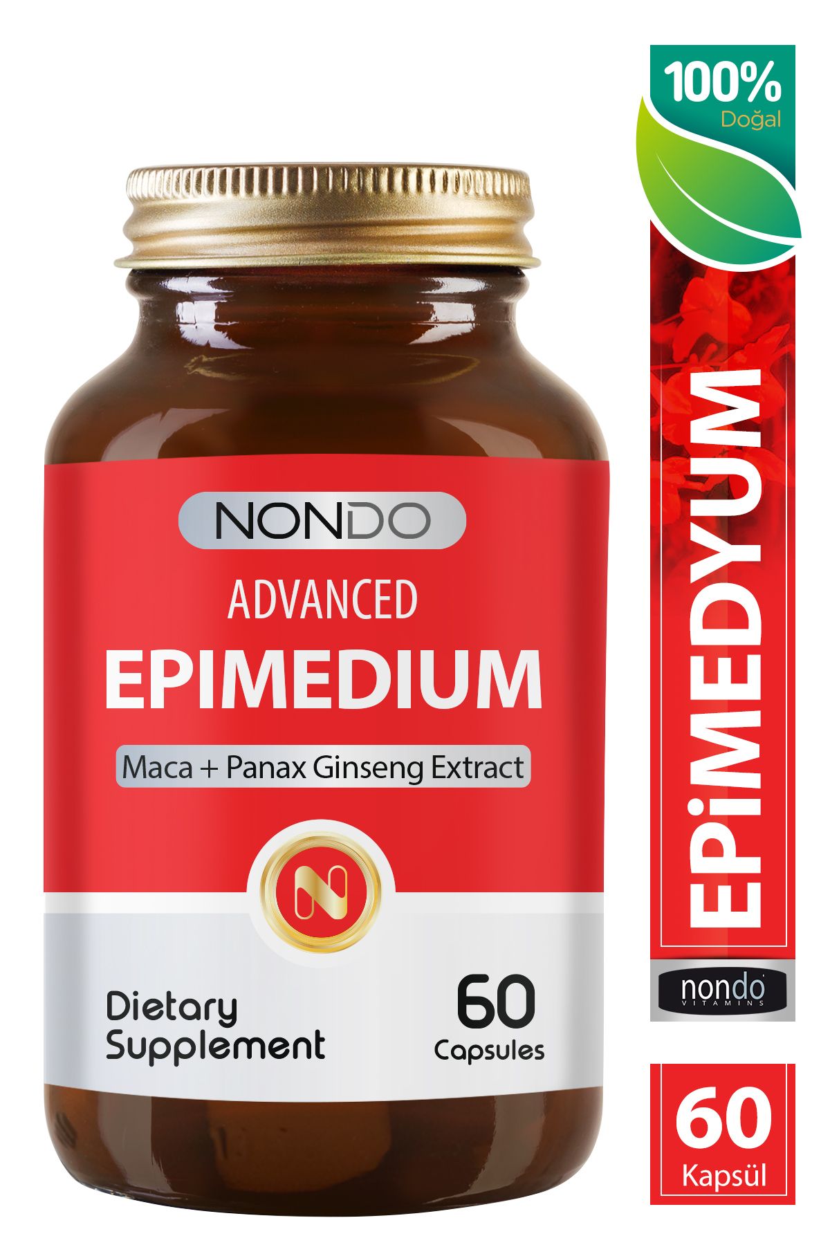Nondo Advanced Epimedyum (Epimedium)  60 Kapsül
