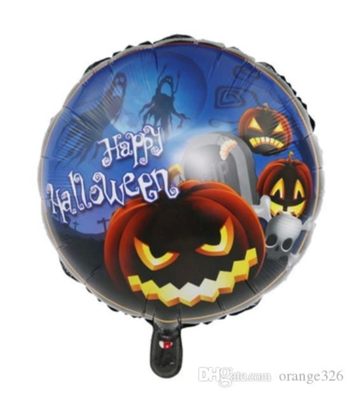 Genel Markalar Happy Halloween Balkabağı Folyo Balon 18 Inç (1243)