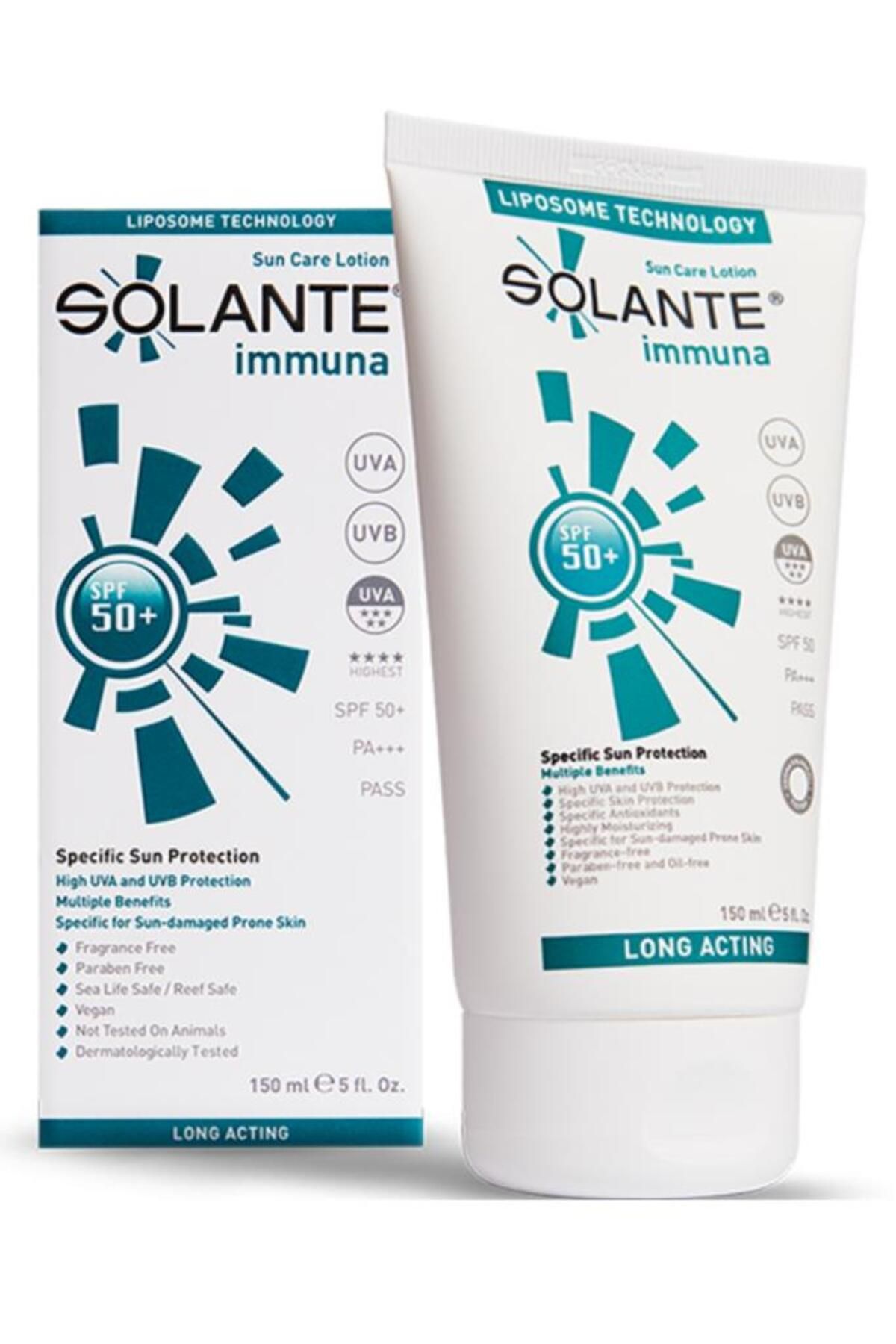 Solante Immuna Sun Care Losyon Spf50 150 ml