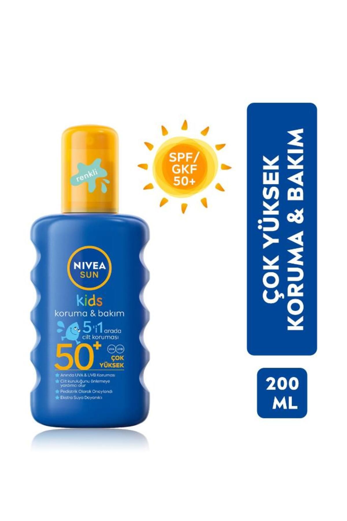 NIVEA Sun Kids Koruma & Oyun Spf 50 Güneş Spreyi 200 ml
