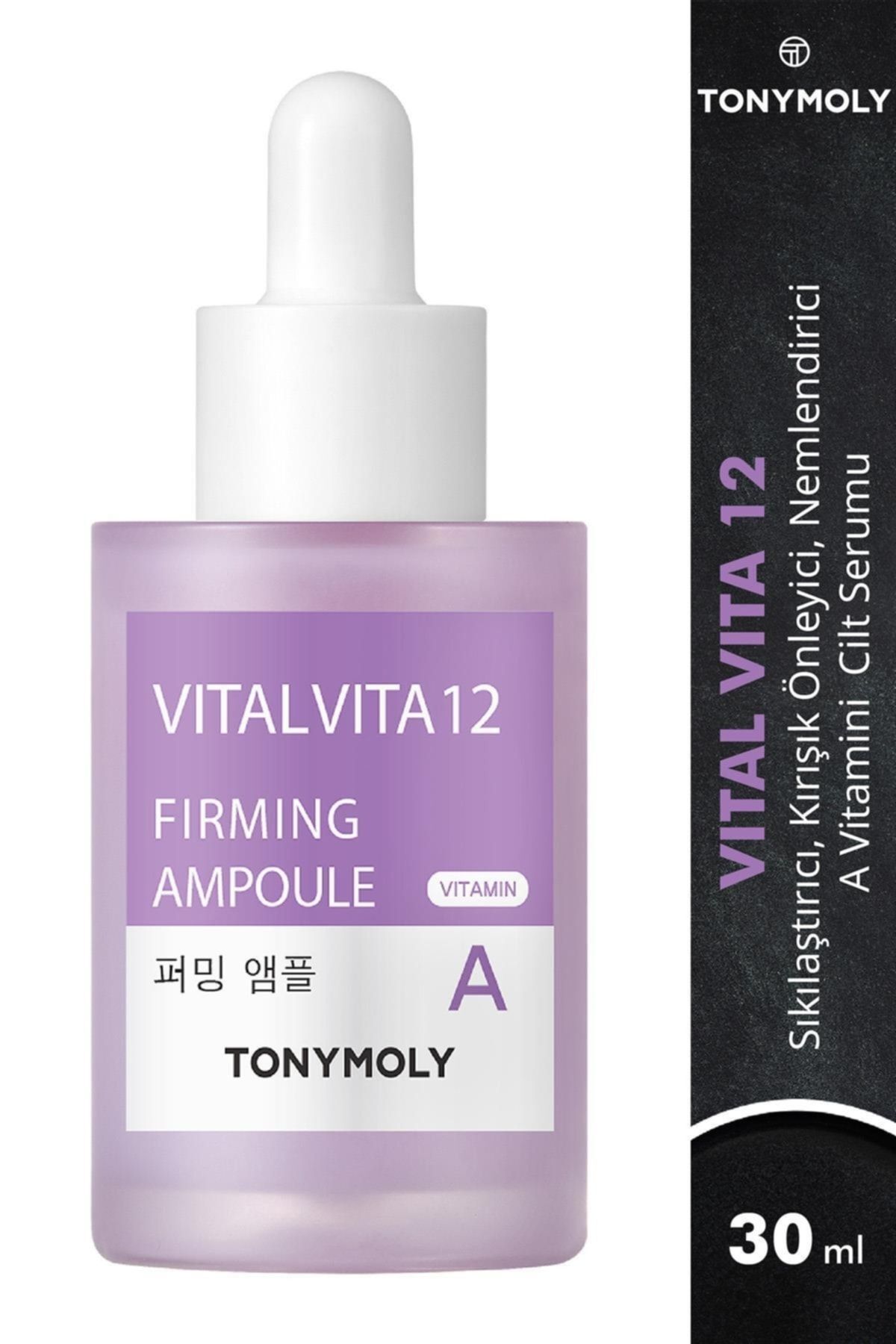 TONYMOLY Cilt Serumu Vital Vita 12 Sıkılaştırıcı A Vitamini Cilt Bakımı 30ml