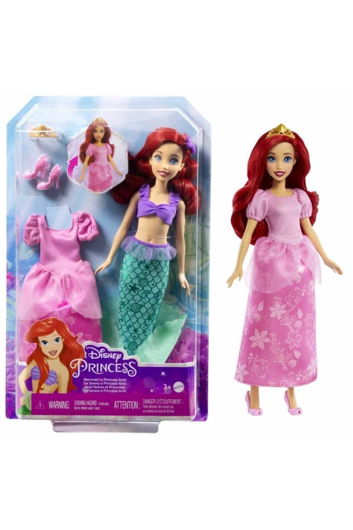DİSNEY Prenses Deniz Kızına Dönüşebilen Ariel Hmg49 / Disney