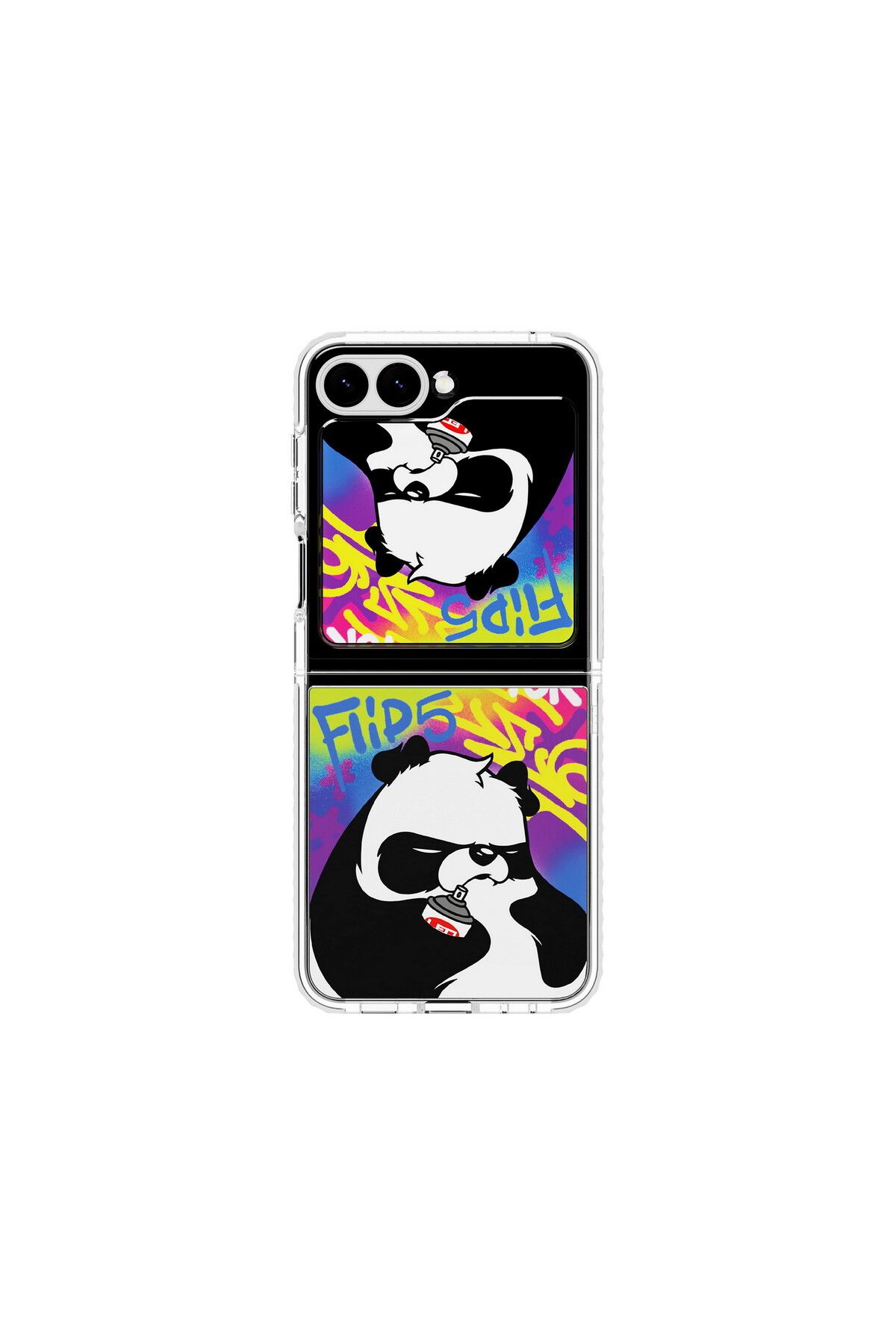 Samsung Galaxy Z Flip 5 Dinamik Tasarım Kılıf - Angry Panda