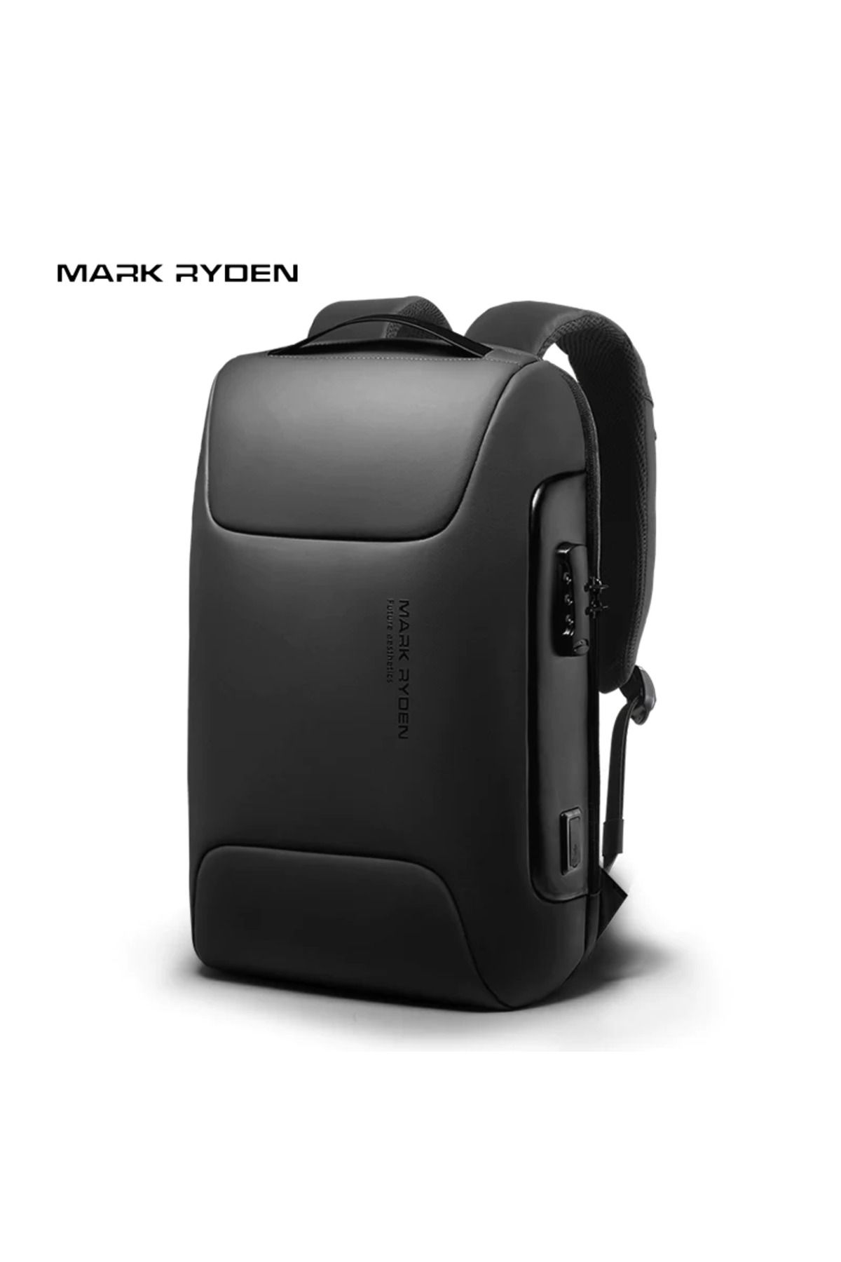 Mark Ryden Laptop Siyah Renk Sırt Çantası Kilitli Usb Şarj Kitli Çanta Odyssey - Mr9116_00