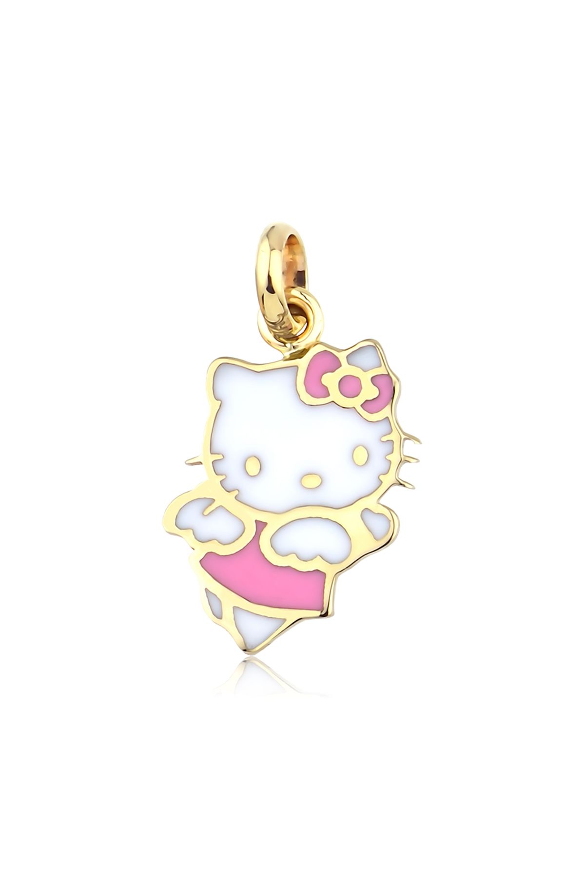 Hello Kitty Altın Kolye Ucu Ku2475a