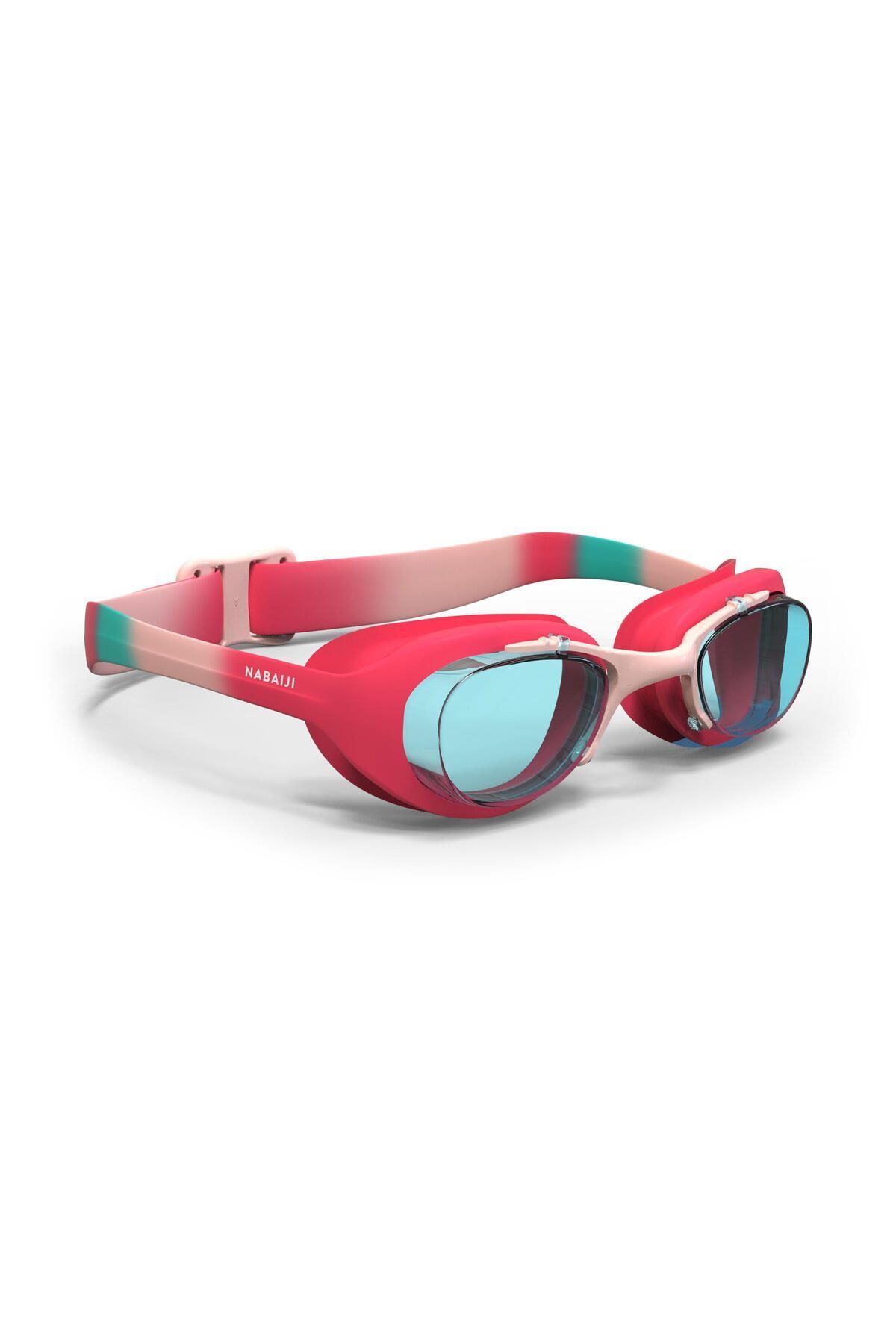 Decathlon Nabaiji Yüzücü Gözlüğü - S Boy - Şeffaf Camlar - Pembe - 100 Xbase Dye