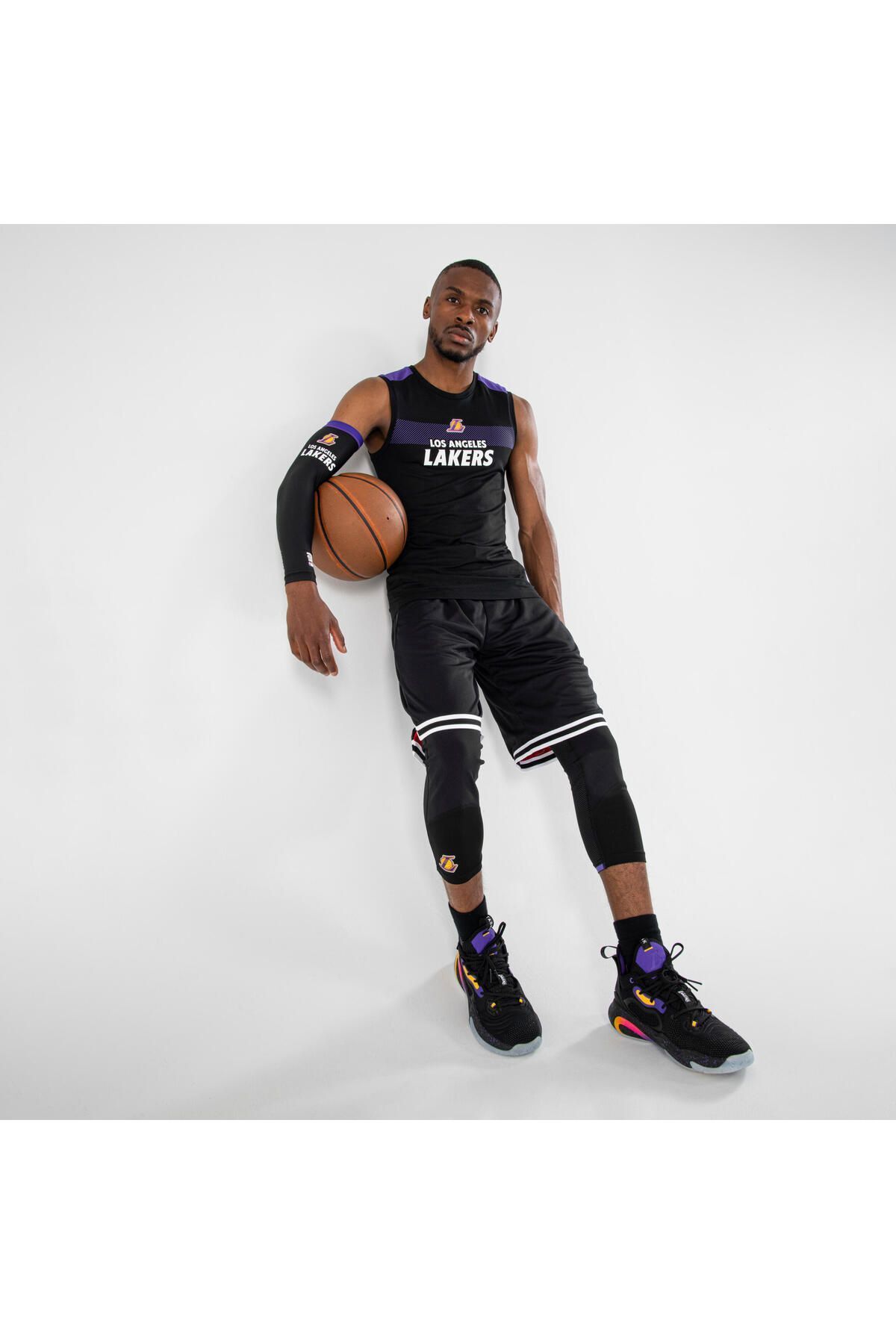Decathlon Nba Los Angeles Lakers Erkek Basketbol Içliği - Siyah - Ut500