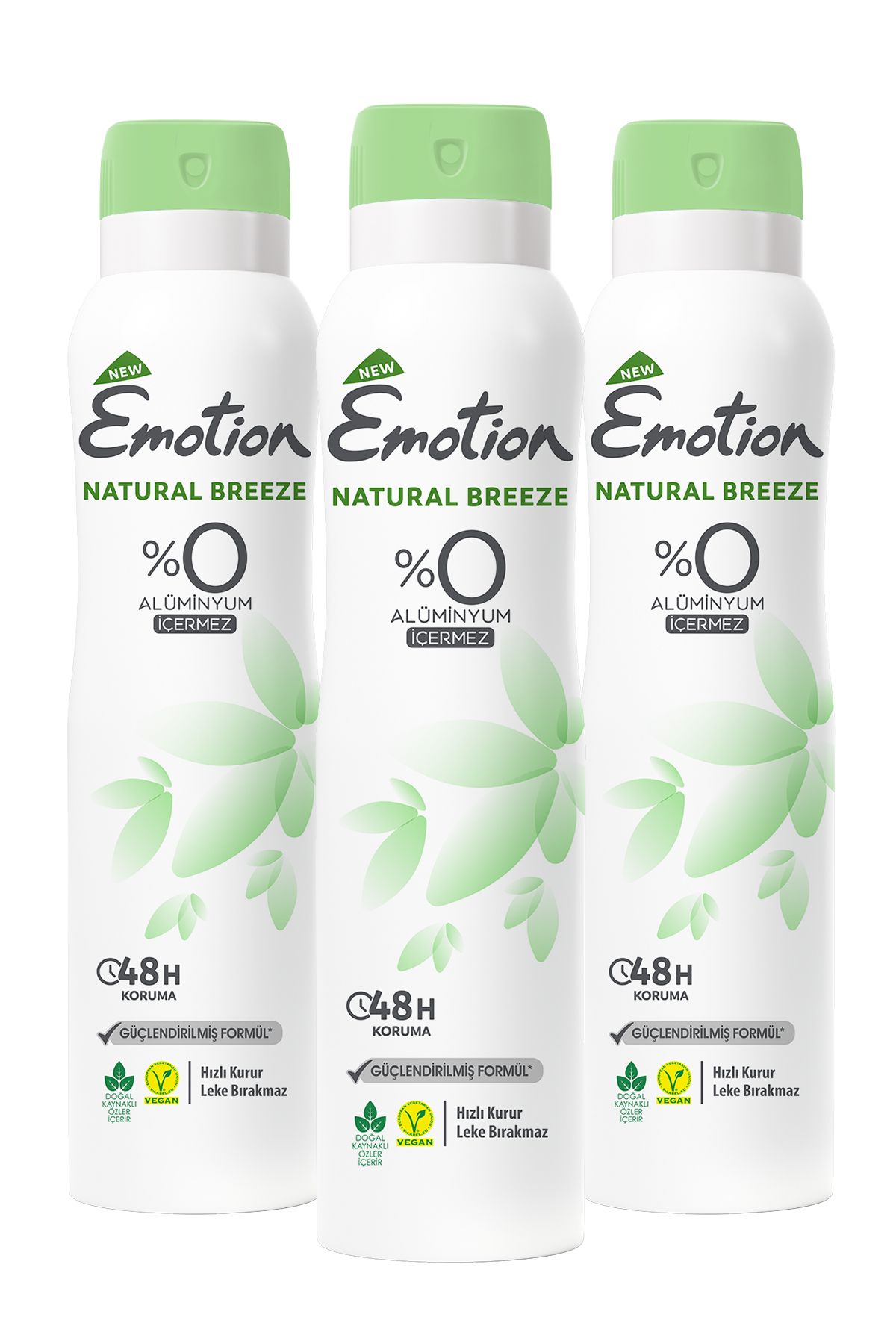 Emotion Natural Breeze Deodorant 3x150ml