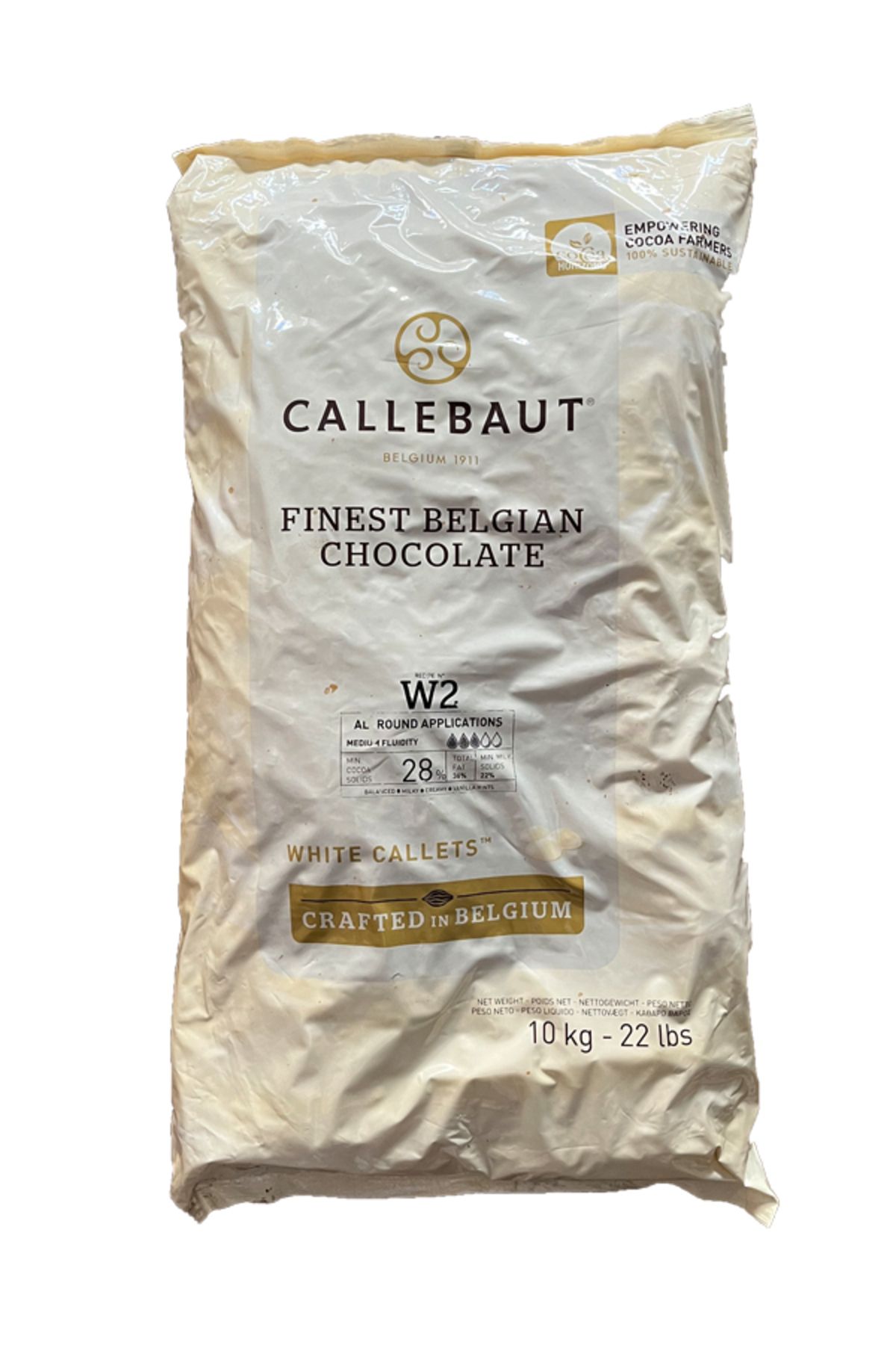 Callebaut Fildişi Damla Çikolata 10 Kg