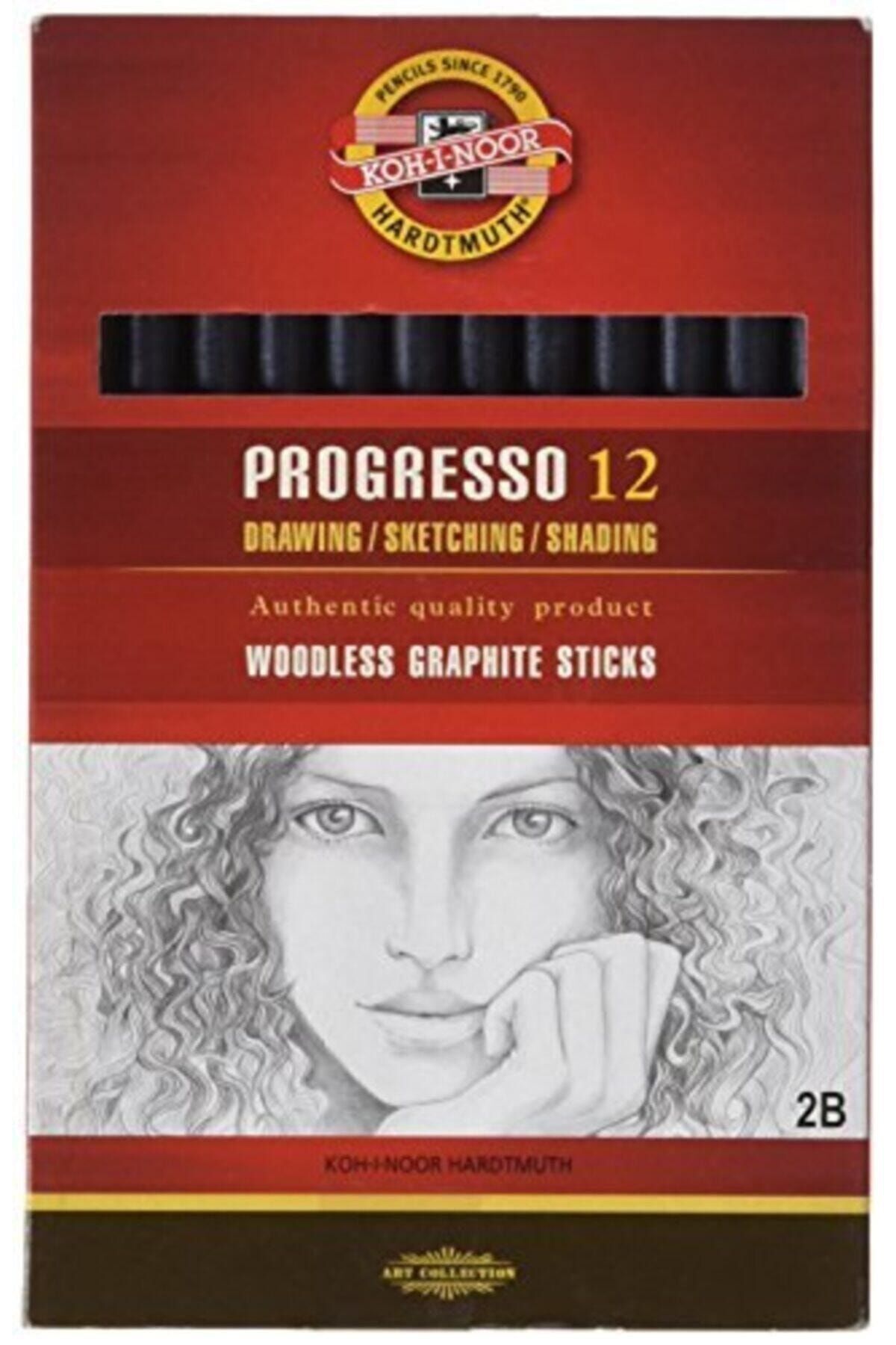 Kohinoor Progresso 8911 Sıkıştırılmış Kömür Kalem 2b.1 Adet Fiyatıdır.