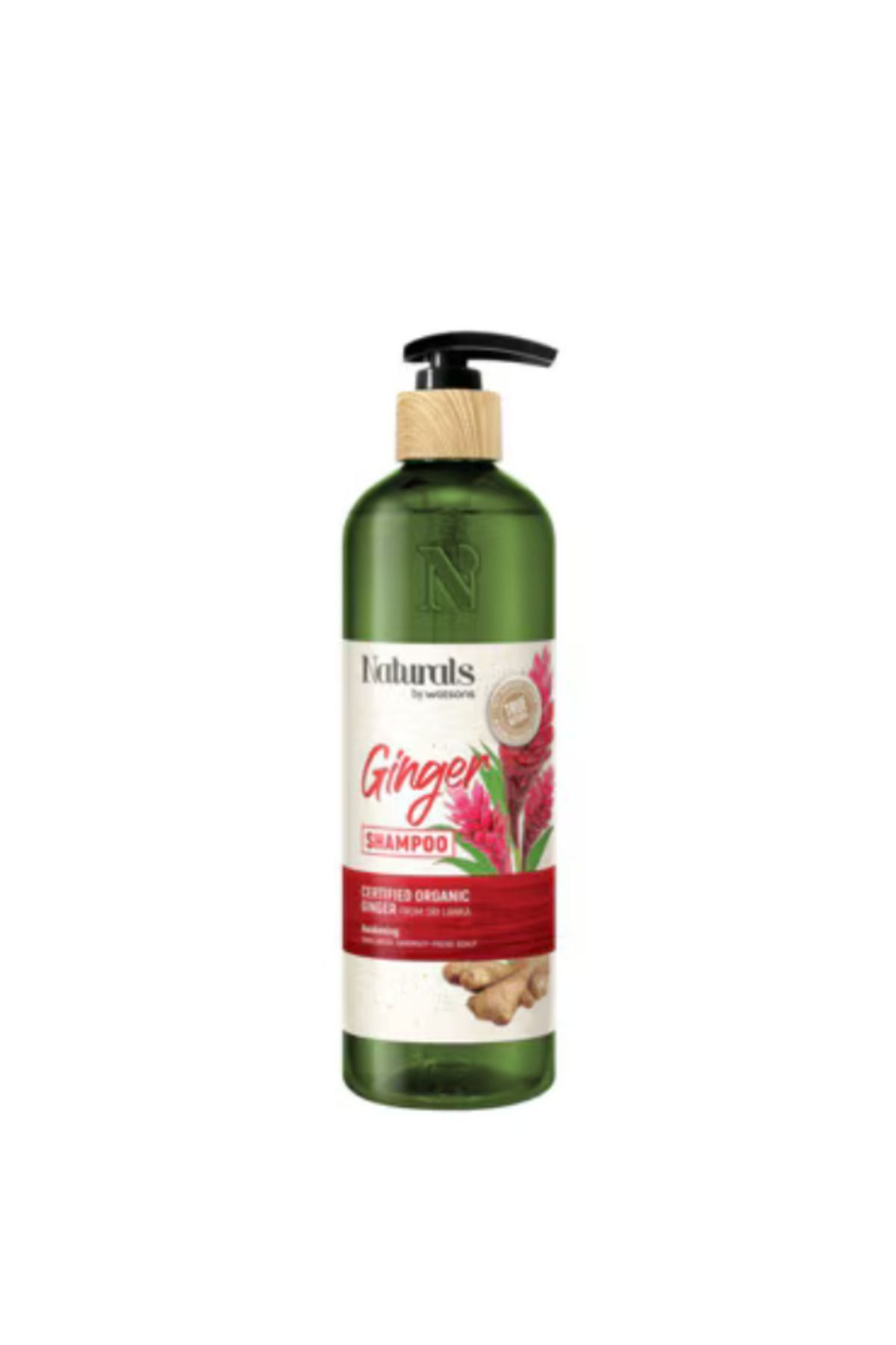 Naturals By Watsons Organik Sri Lanka Zencefili İçeren Şampuan Ginger 490 ml / Cansız ve Kepeğe Eğilimli Saçlar İçin